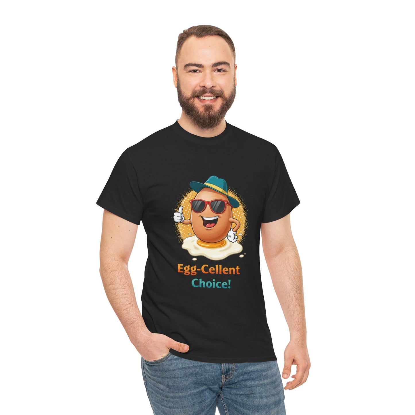 Funny Egg Shirt | Egg-Cellent Choice T-Shirt | Pun Food Tee | Breakfast Lover Gift | Cool Cartoon Egg Shirt | Dad Joke Shirt