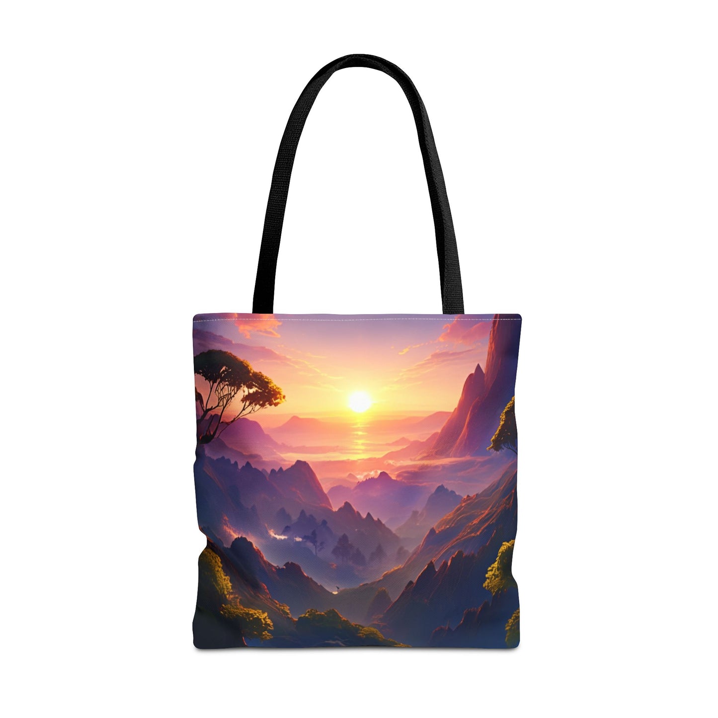 Sunset Landscape Tote Bag