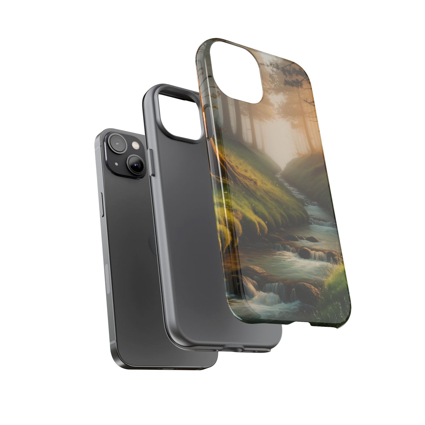 Nature Stream iPhone Case Forest Phone Case Stream iPhone Case Nature Phone Case