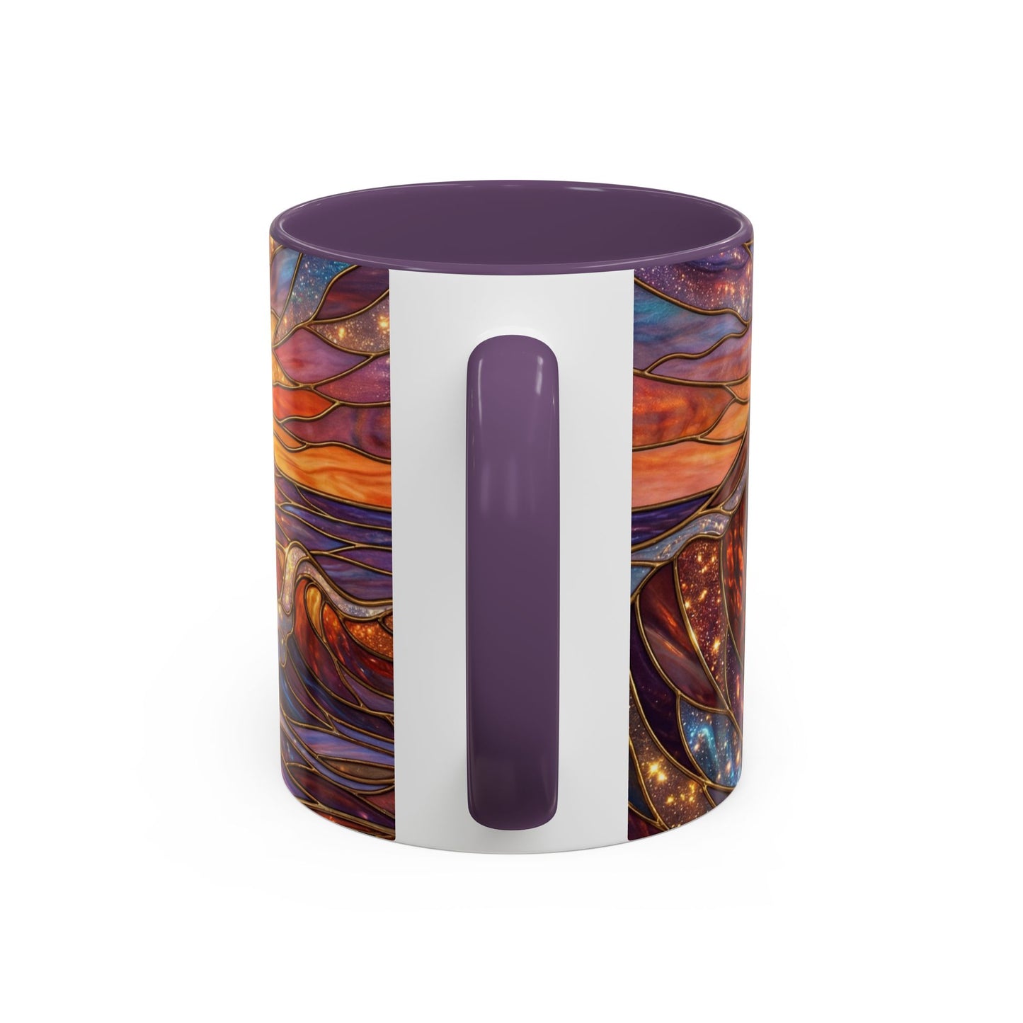 Stained Glass Wave Mug, Ocean Sunset Coffee Cup, Vibrant Beach Art, Sea Lover Gift, Mosaic Tea Cup, Summer Kitchen Decor, Nature Drinkware