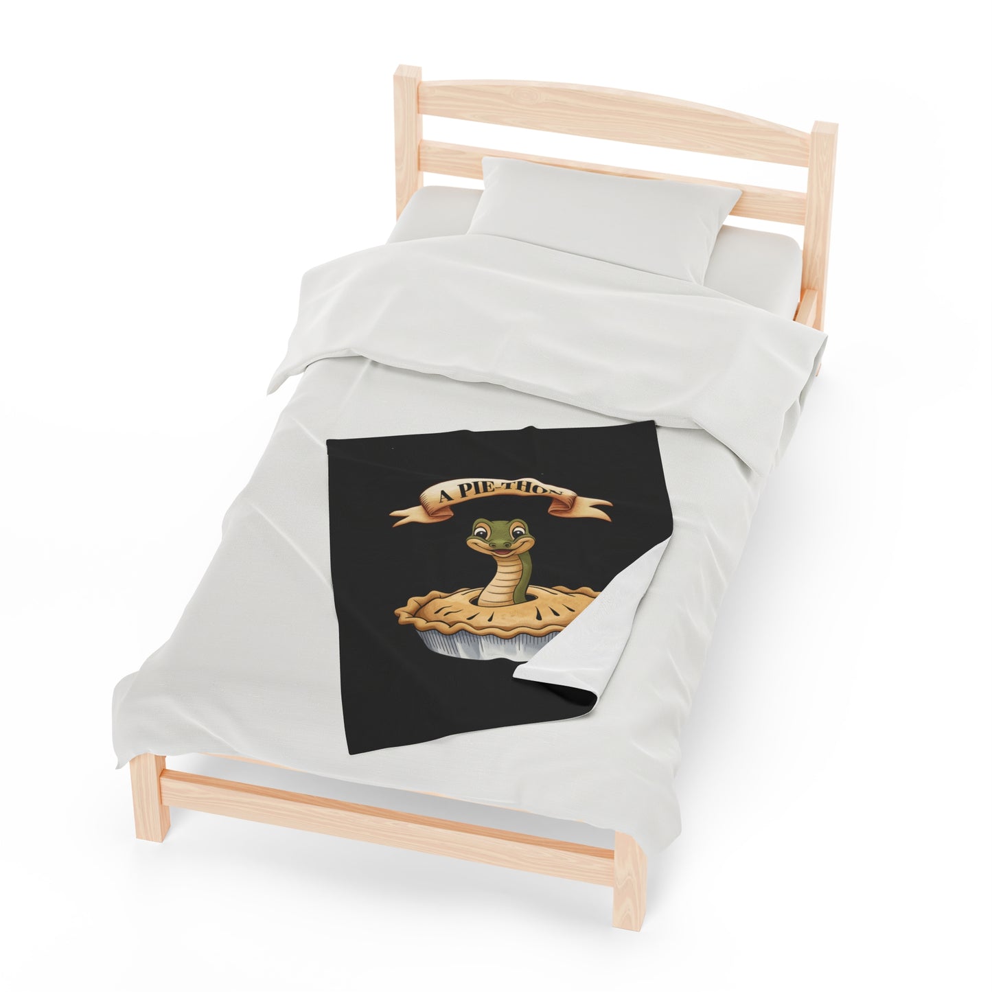 Velveteen Plush Blanket - Snake Pie-Thon Joke