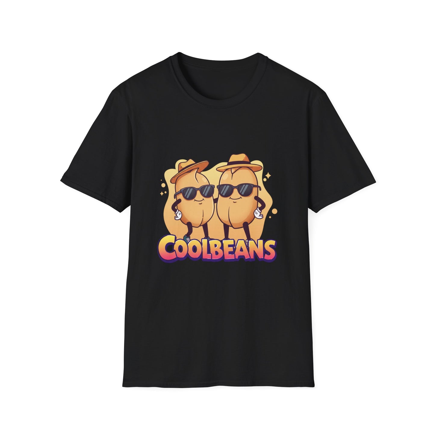 Cool Beans T-Shirt - Two Cooler-Than-Cool Beans With Sunglasses, Quirky Food-Pun Gift Tee for Him, Her or Besties - Perfect Humor and Style