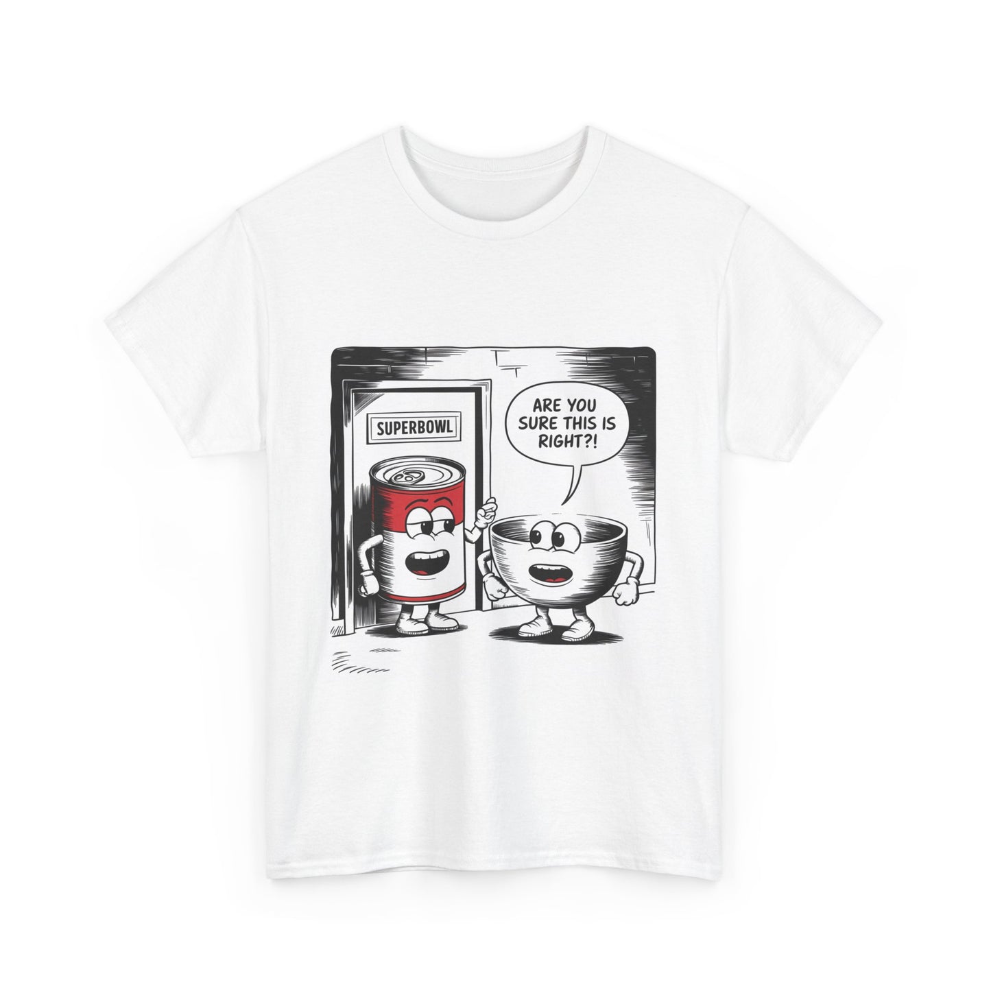 Comic Unisex Tee - Superbowl Design