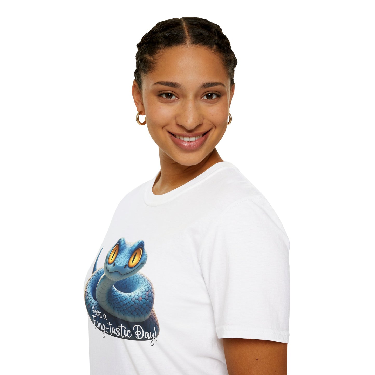 Have A Fang-tastic Day Snake T-Shirt, Funny Reptile Tee, Cute Snake Lover Gift, Animal Pun Shirt, Humor Top For Her Or Him
