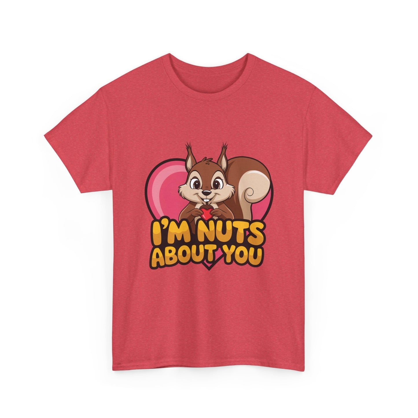 I’m Nuts About You Shirt, Funny Valentine Shirt, Squirrel Love T Shirt, Cute Animal Pun Tee, Valentine Gift For Him Her