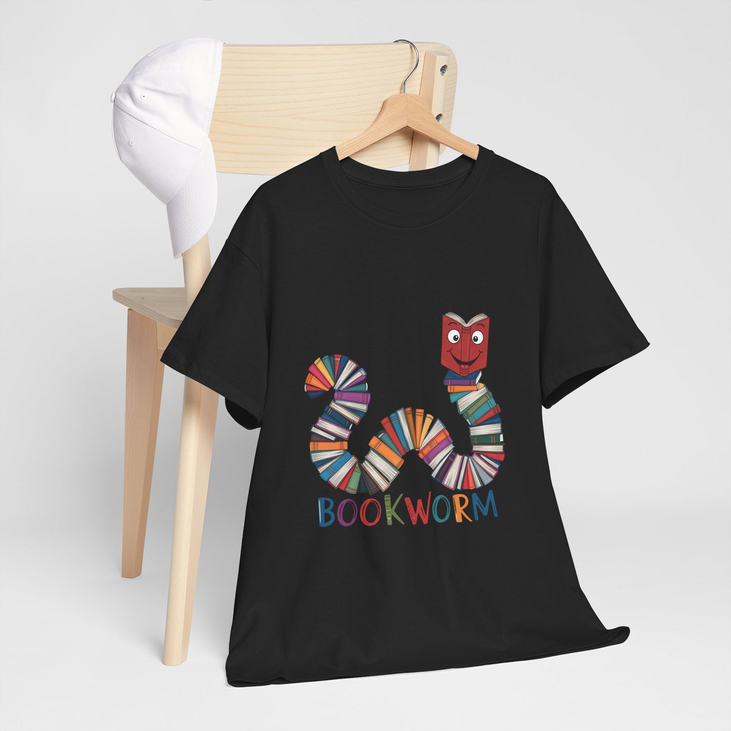 Cute Bookworm Shirt – Funny Reading Lover Tee – Teacher Gift – Kids Book Tee – Unisex Book Nerd Shirt – Book Club Graphic T-Shirt