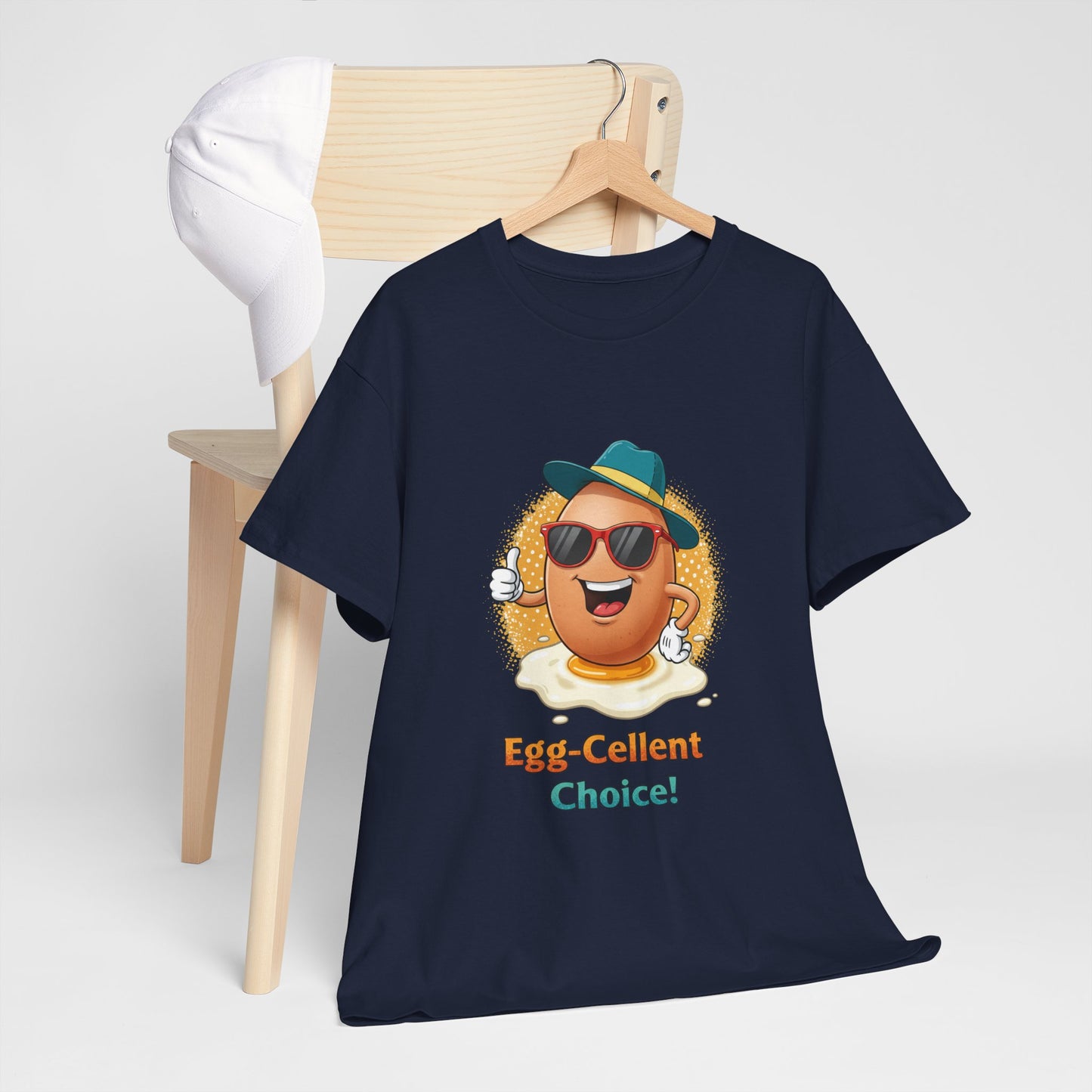 Funny Egg Shirt | Egg-Cellent Choice T-Shirt | Pun Food Tee | Breakfast Lover Gift | Cool Cartoon Egg Shirt | Dad Joke Shirt
