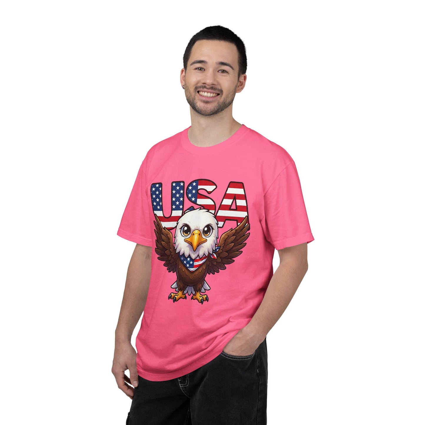 USA Eagle Shirt, Patriotic Comfort Colors Shirt, American Flag Eagle T Shirt, Fourth Of July Shirt, Freedom Graphic Tee, USA Pride Shirt