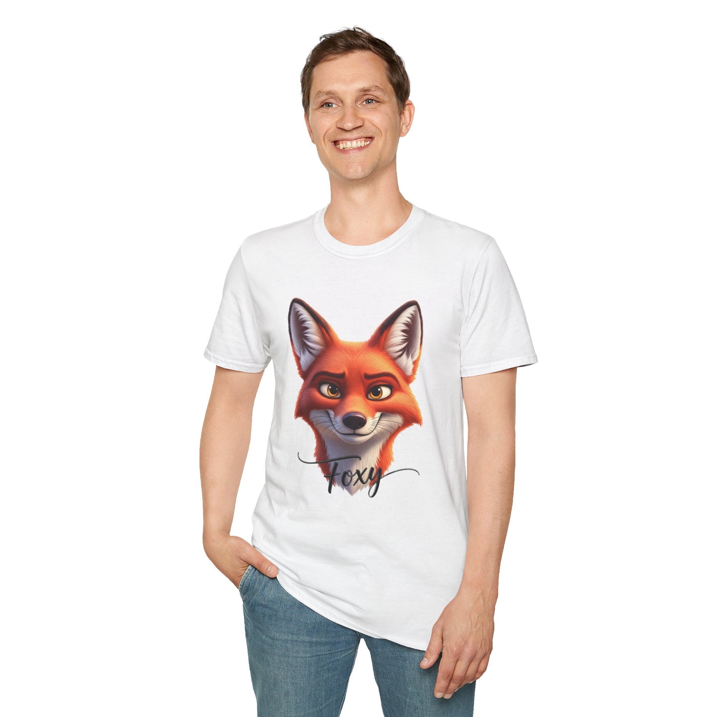Foxy T-Shirt, Cute Fox Graphic Tee, Animal Lover Shirt, Fun And Confident Top, Playful Pun Gift, Soft Cotton Tee For Everyday Wear