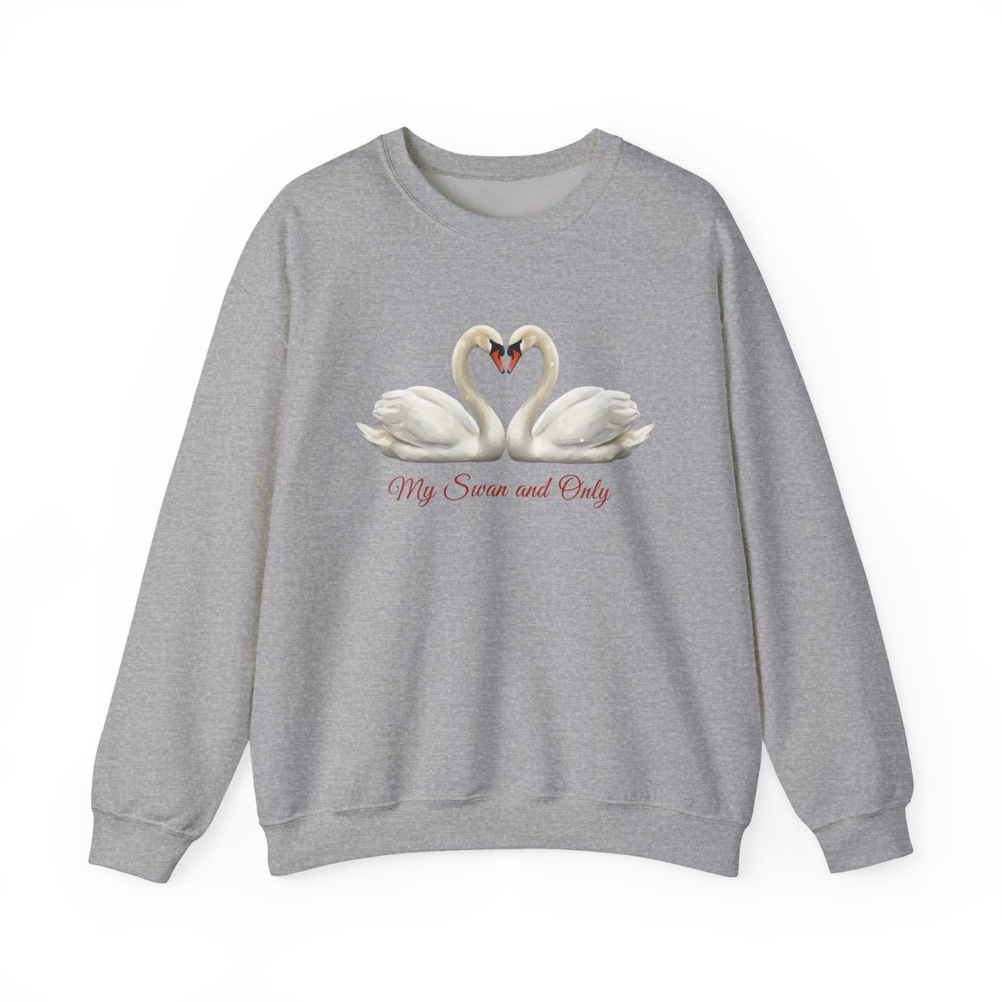 My Swan And Only Sweatshirt, Swan Love Sweater, Romantic Couple Gift, Valentine Sweatshirt, Anniversary Love Pullover