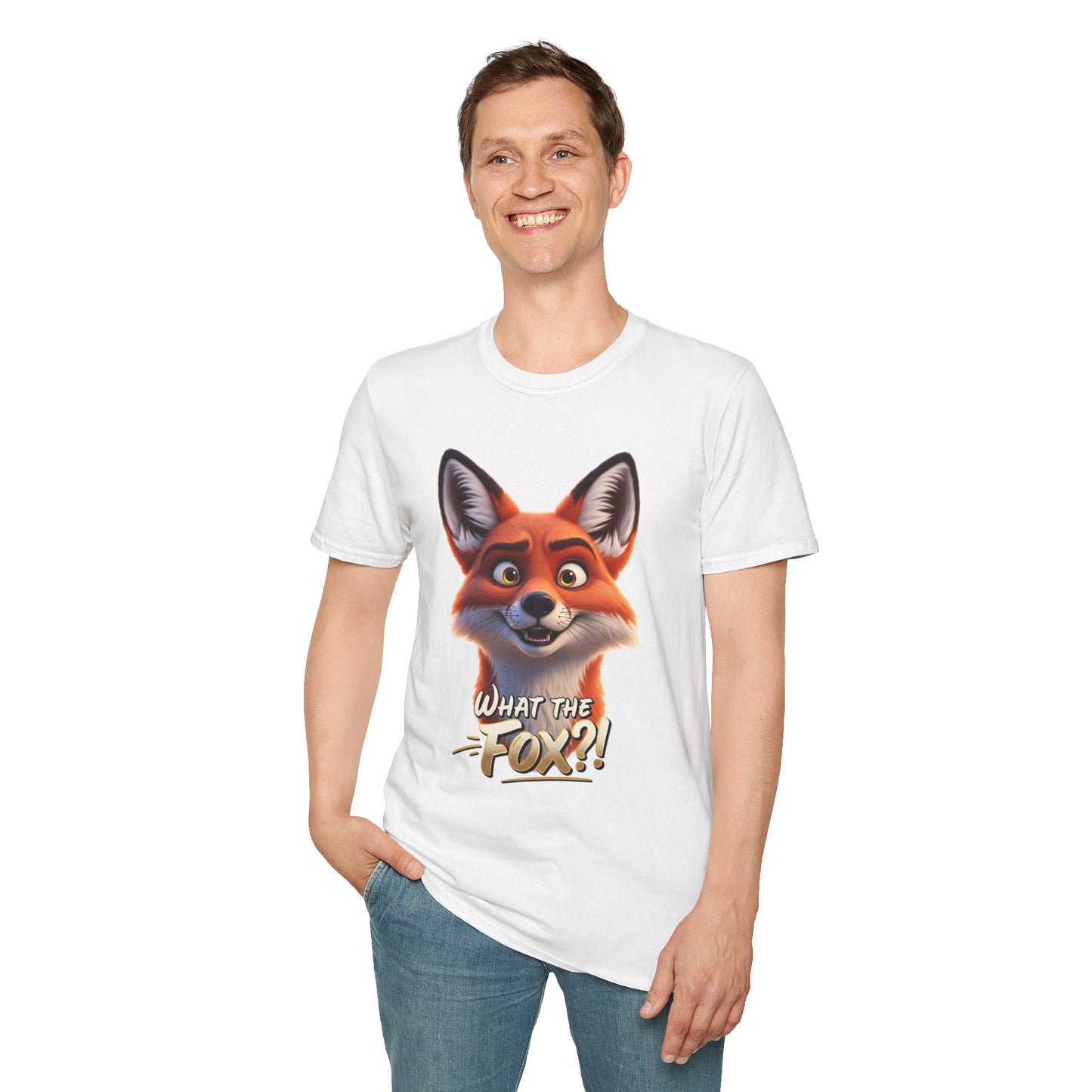What The Fox T-Shirt, Funny Fox Graphic Tee, Animal Lover Shirt, Cute Pun Gift, Woodland Animal Top, Fun Casual Shirt For Men And Women