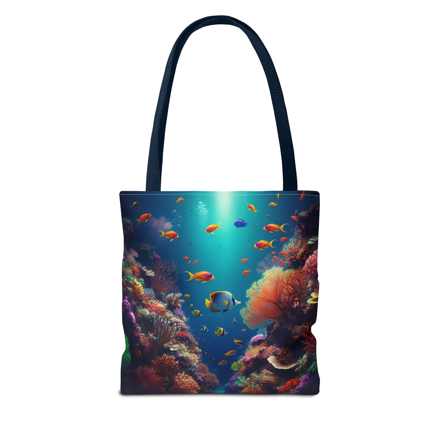 Coral Reef Illustrated Tote Bag