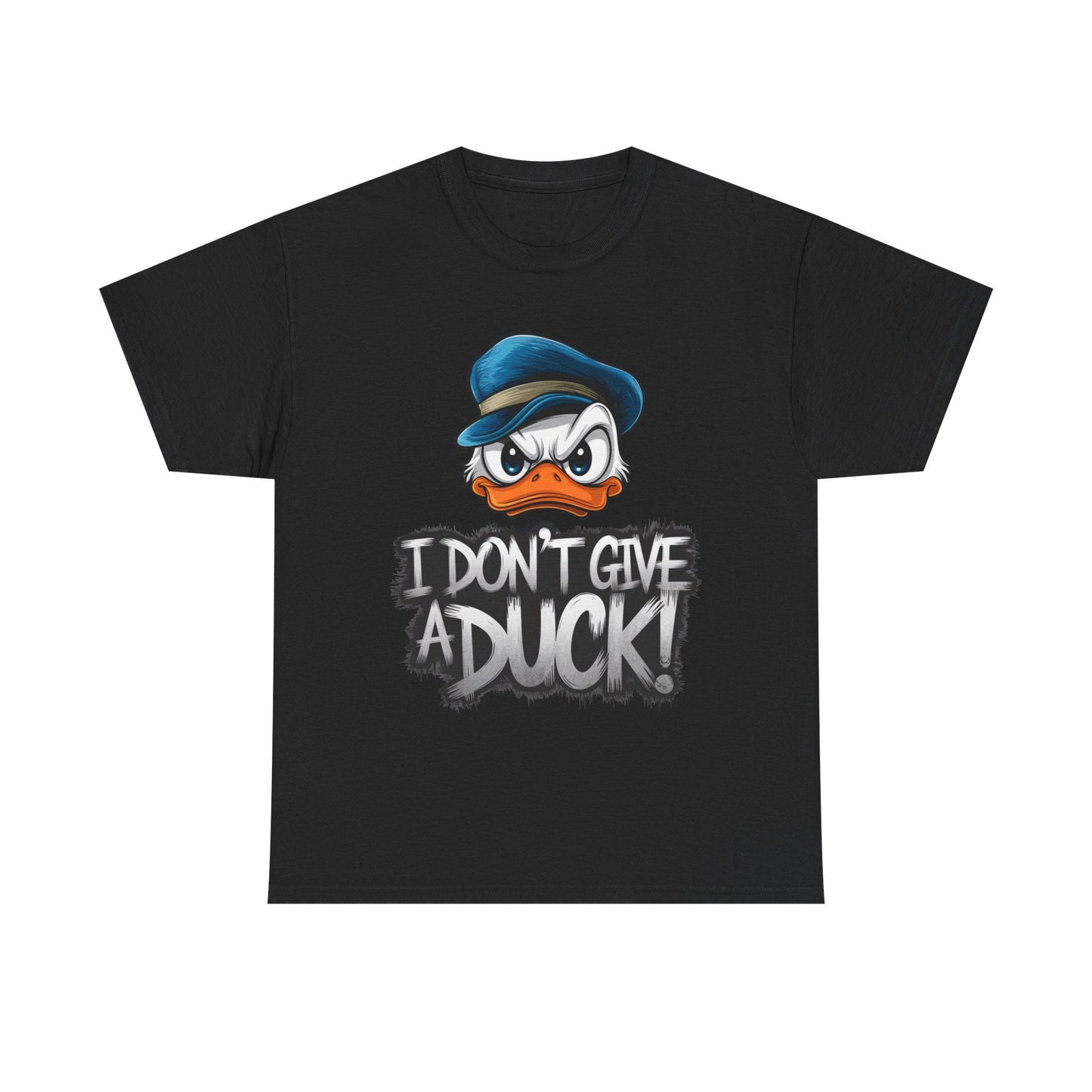 I Don’t Give a Duck Shirt – Funny Grumpy Duck Tee – Sarcastic Animal Graphic Shirt – Unisex Gift for Duck Lovers & Meme Fans