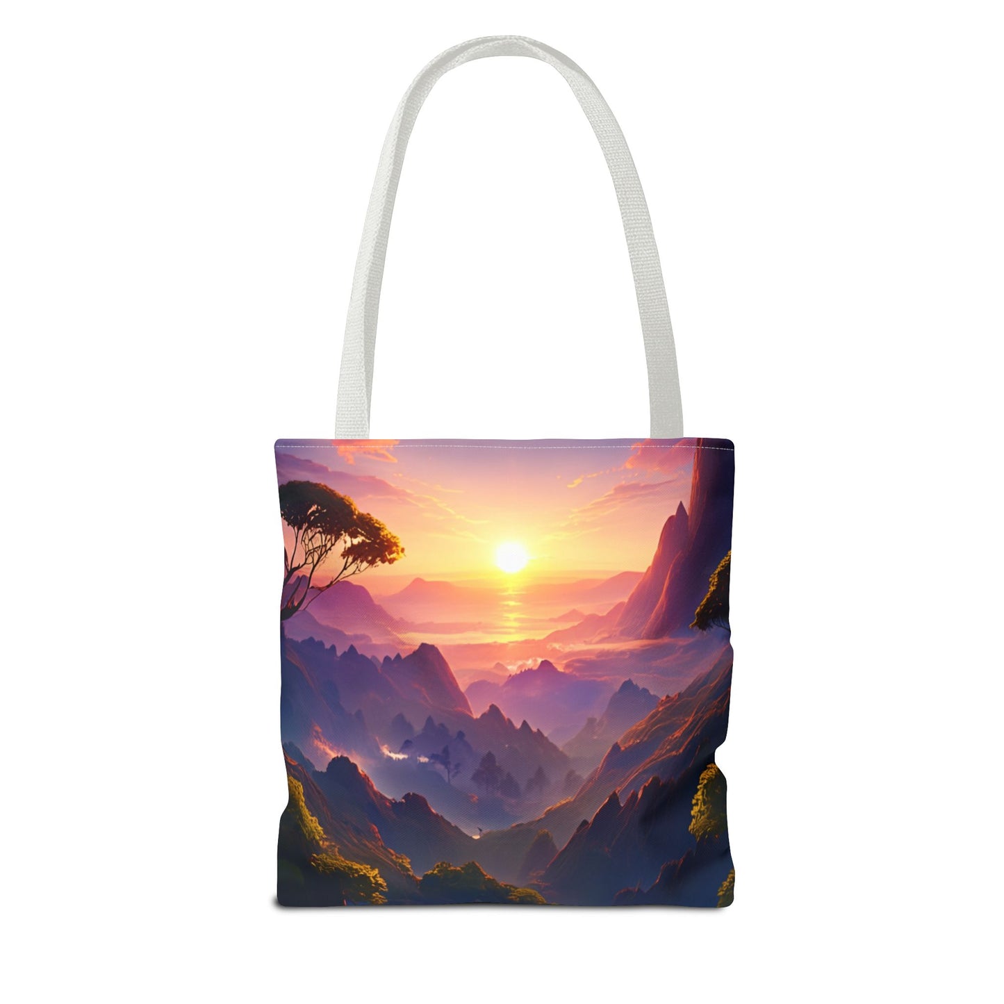 Sunset Landscape Tote Bag