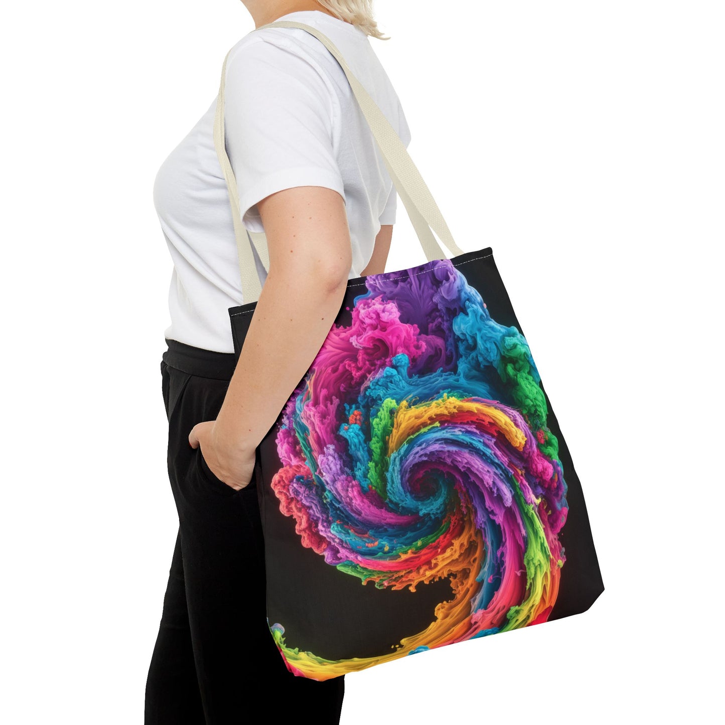 Colorful Swirl Tote Bag