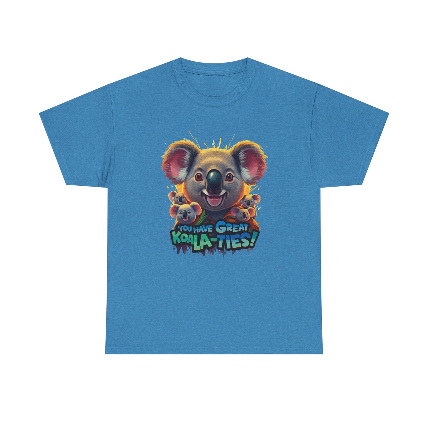 You Have Great Koala‑ties Tee – Cute Koala Pun T‑Shirt, Animal Lover Gift, Funny Wildlife Graphic, Unisex Casual Tee