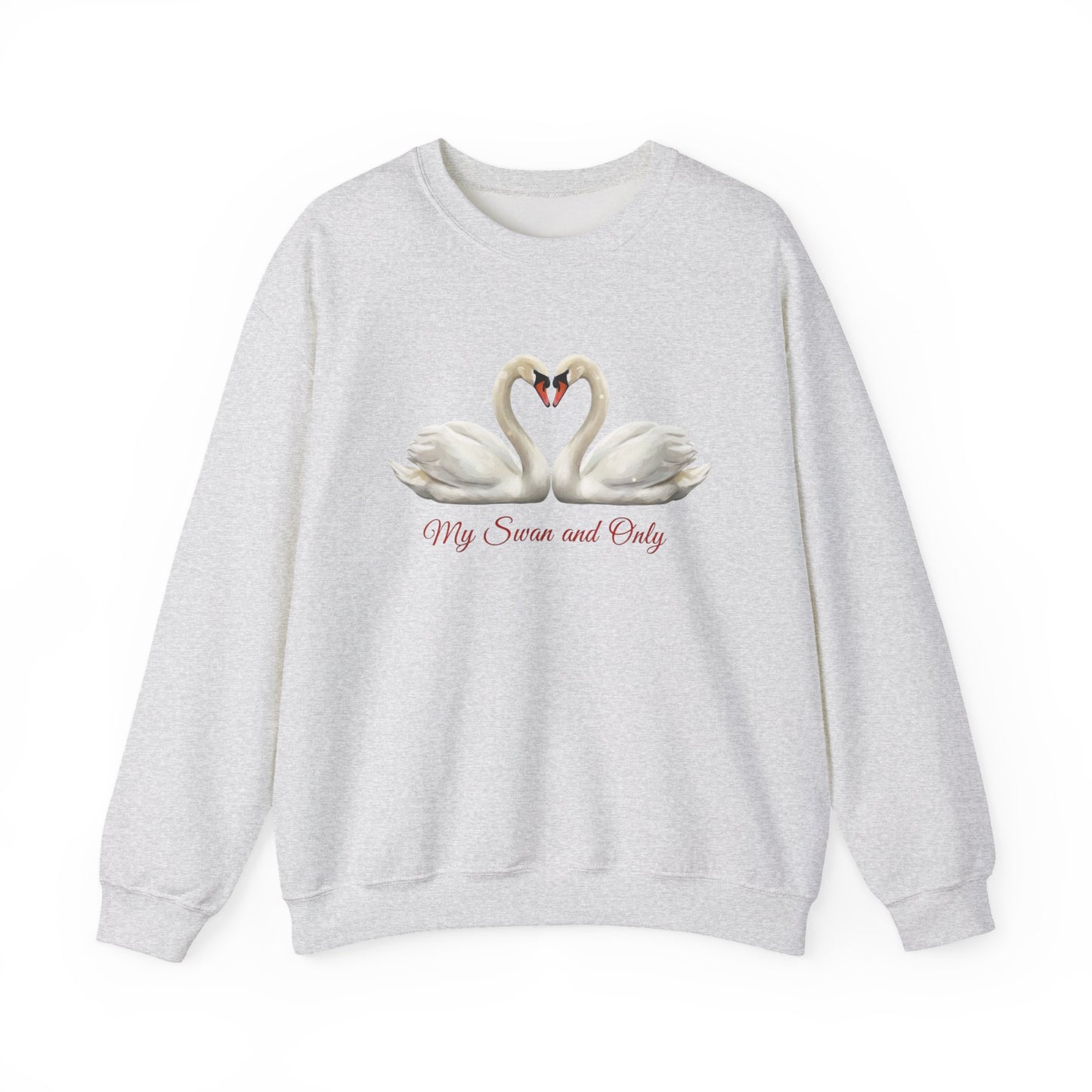My Swan And Only Sweatshirt, Swan Love Sweater, Romantic Couple Gift, Valentine Sweatshirt, Anniversary Love Pullover