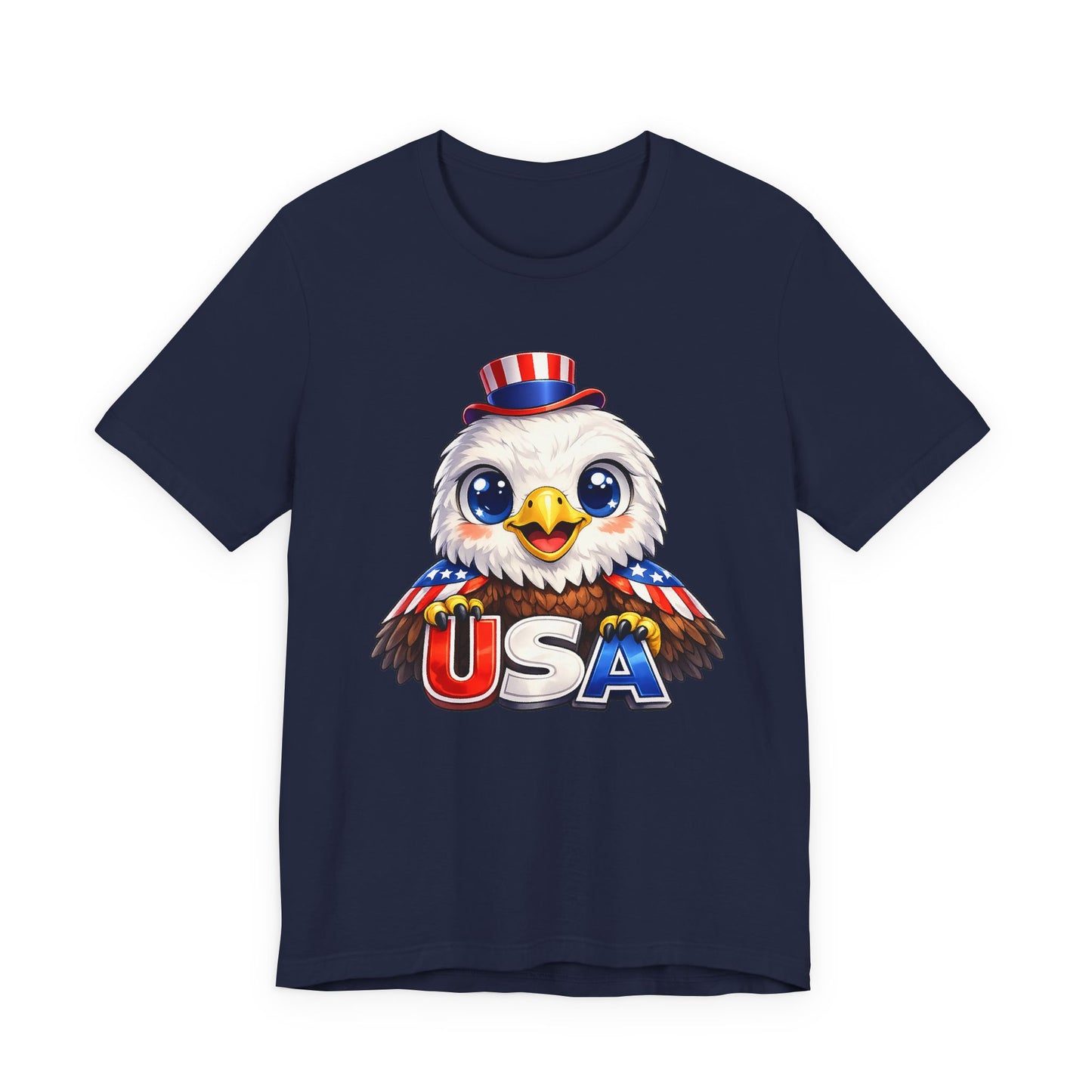 Cute USA Eagle Shirt, Patriotic Eagle T Shirt, Fourth Of July Shirt, American Flag Eagle Tee, Freedom Graphic Shirt, USA Pride Top
