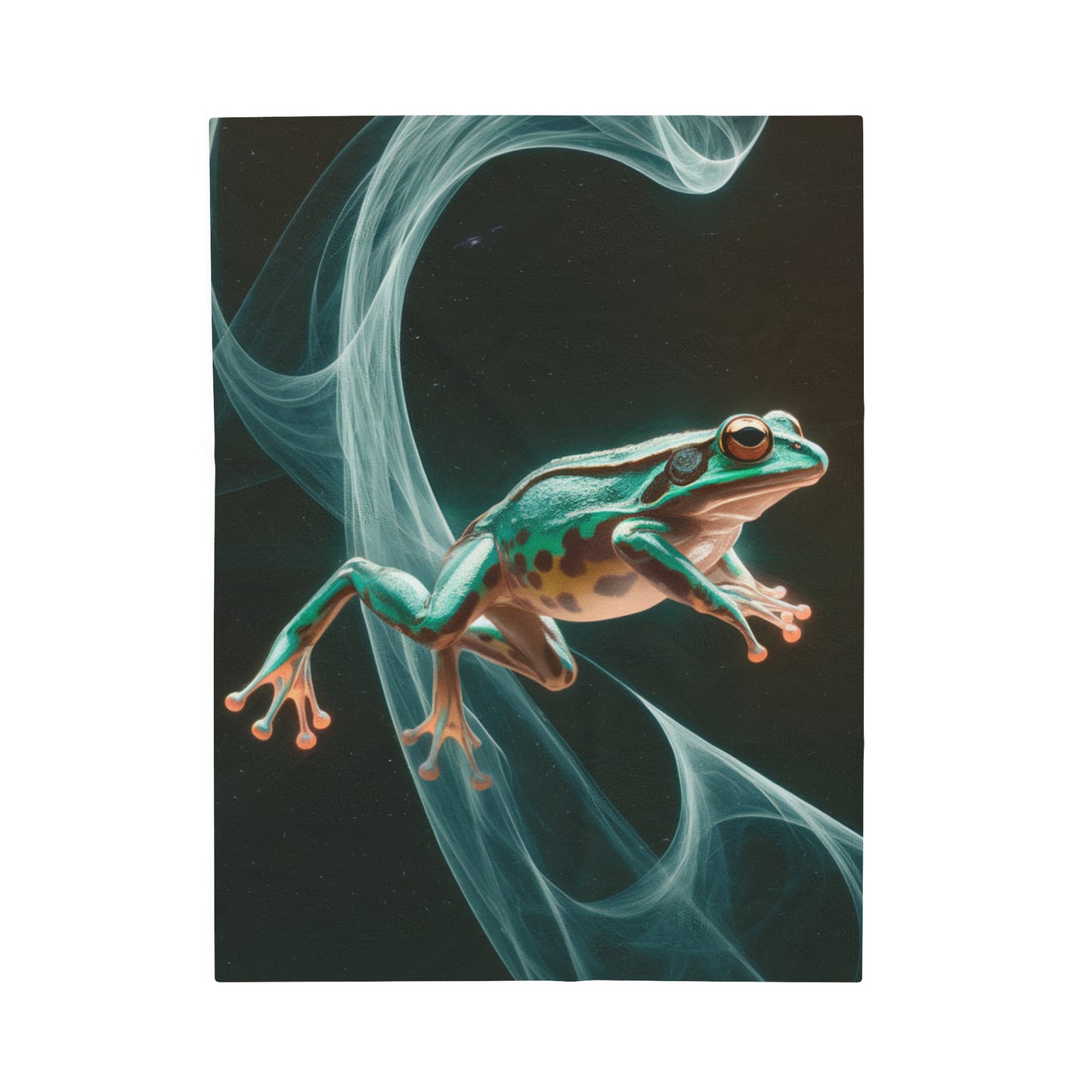 Plush Blanket - Fun Frog Design