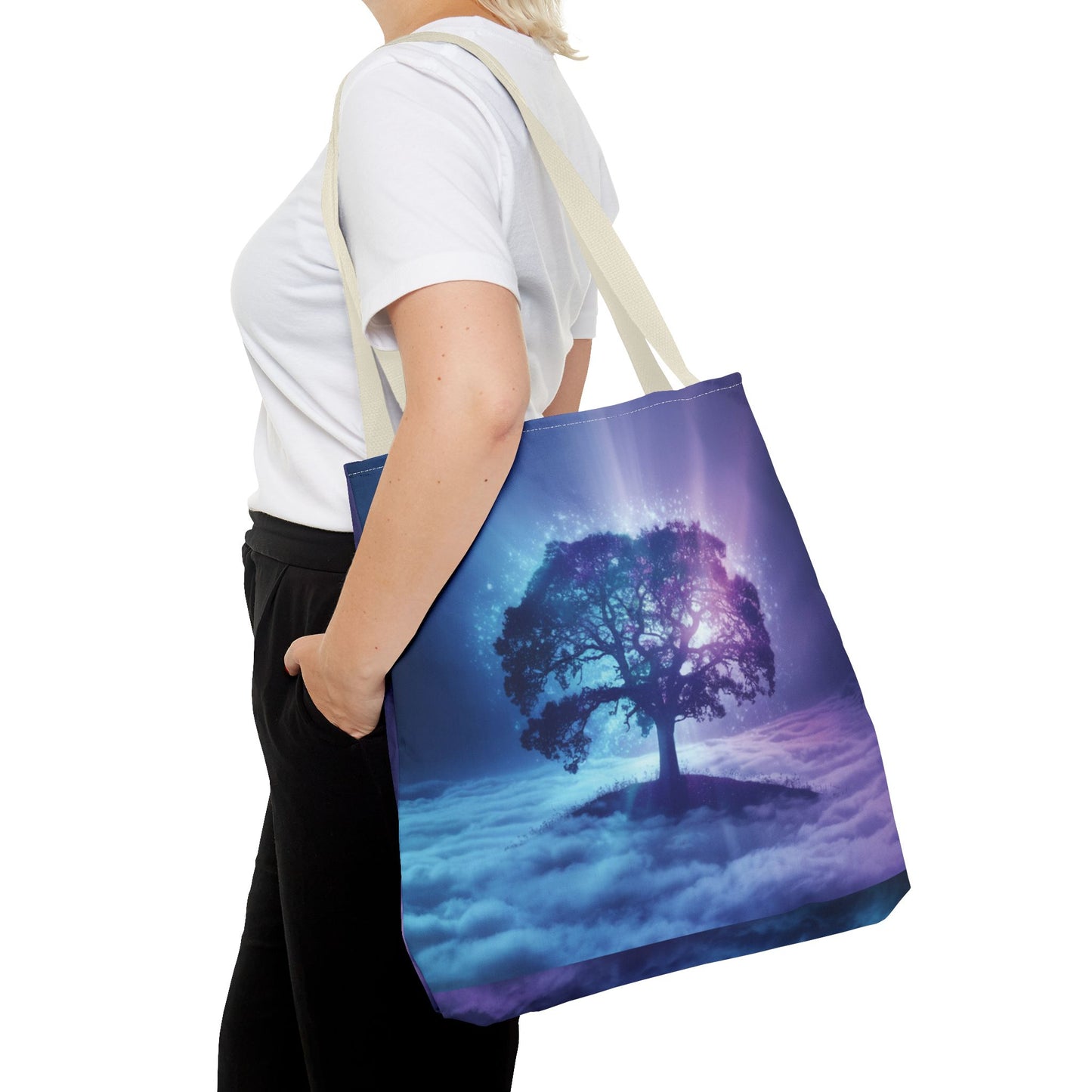 Tree Clouds Tote Bag