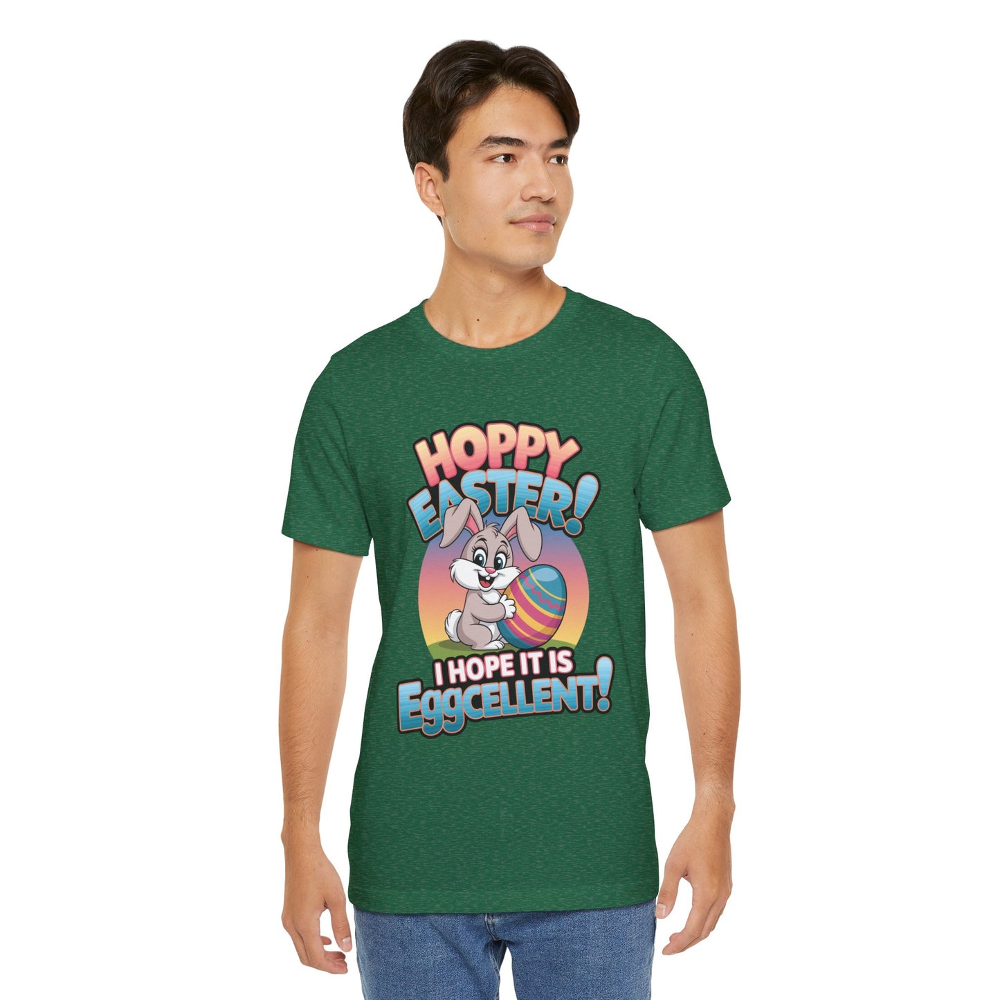 Happy Easter Unisex Tee Easter Shirt Easter Bunny T Shirt Easter Apparel Easter Bunny Outfit