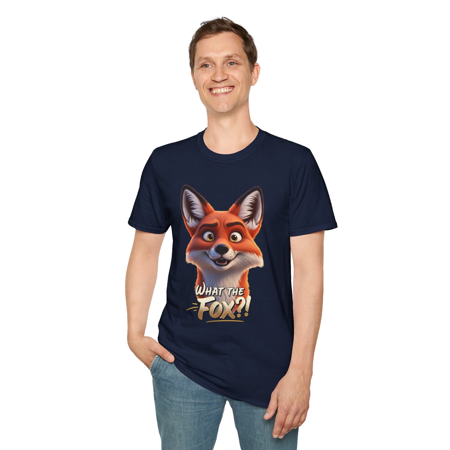 What The Fox T-Shirt, Funny Fox Graphic Tee, Animal Lover Shirt, Cute Pun Gift, Woodland Animal Top, Fun Casual Shirt For Men And Women