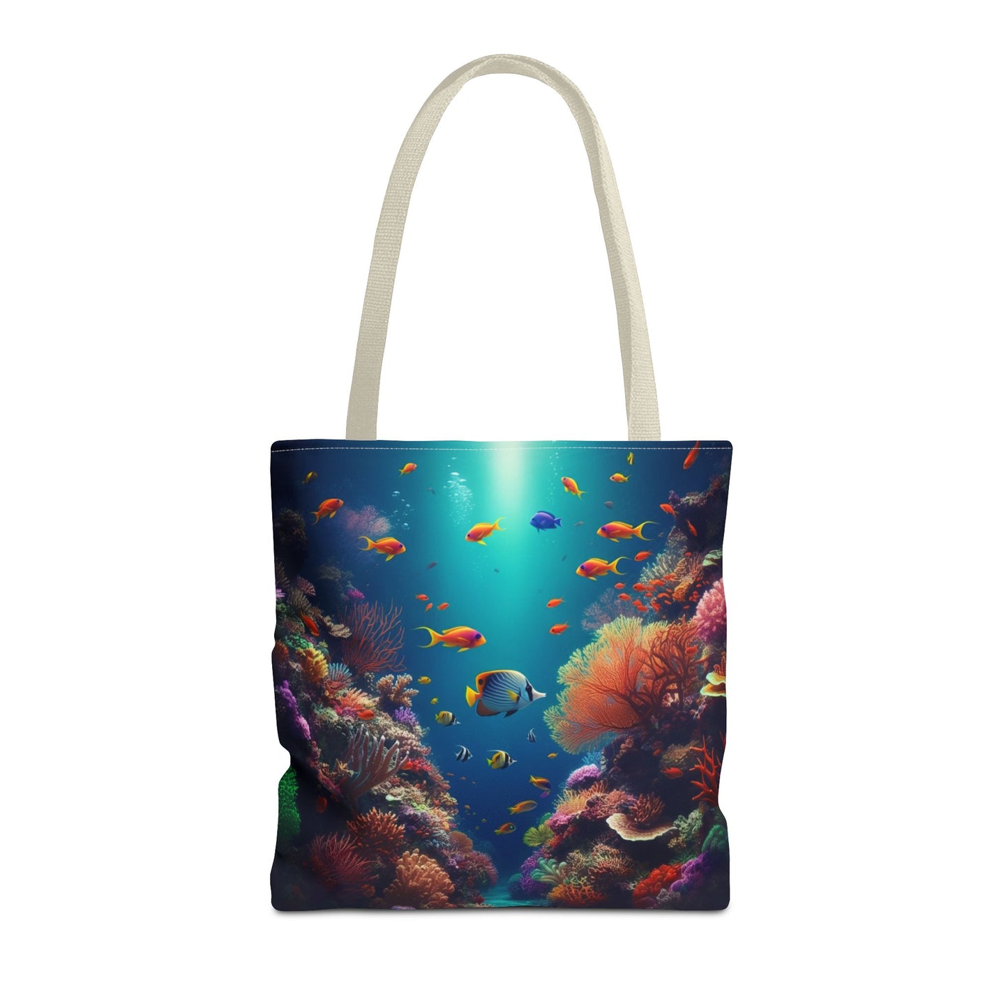 Coral Reef Illustrated Tote Bag