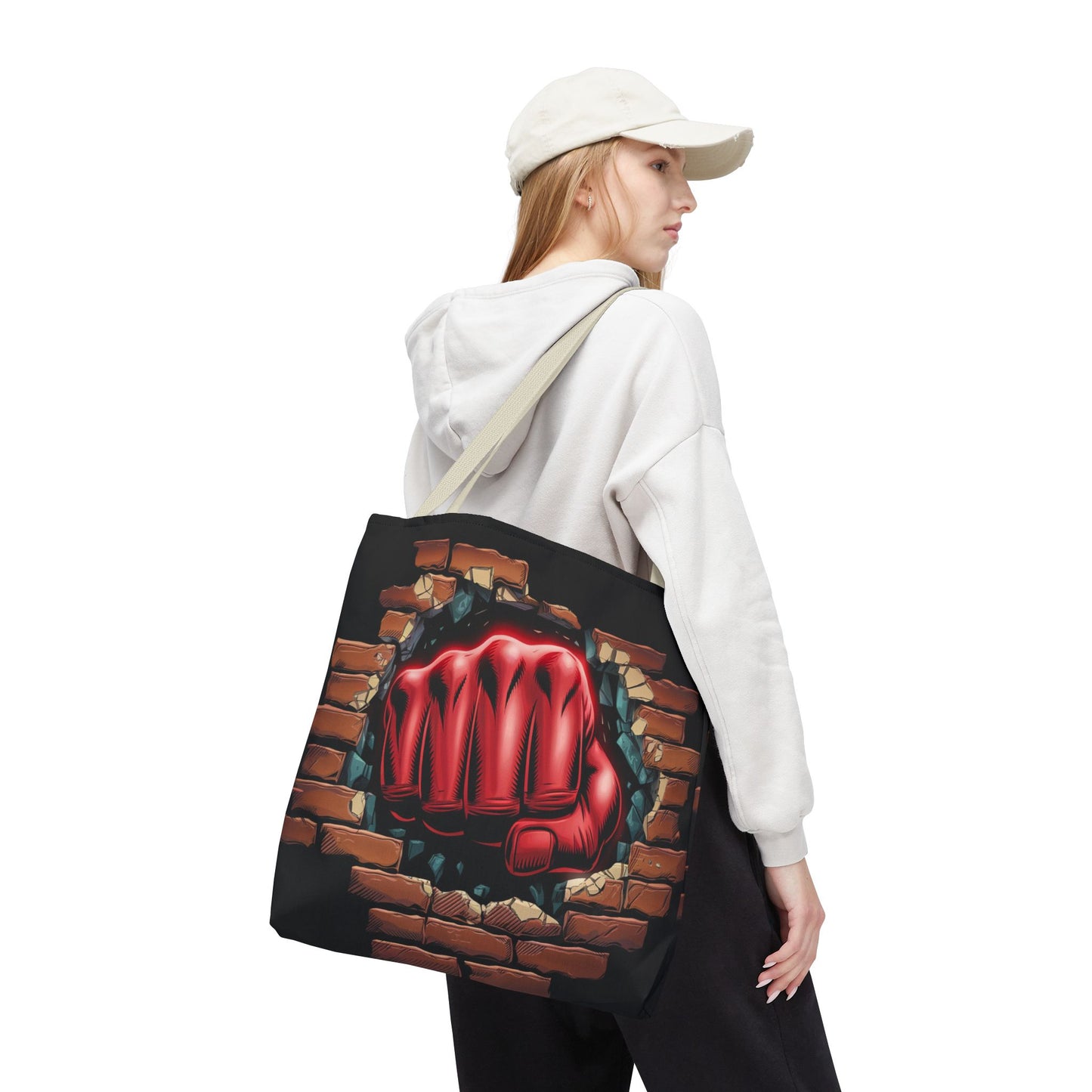 Red Fist Tote Bag