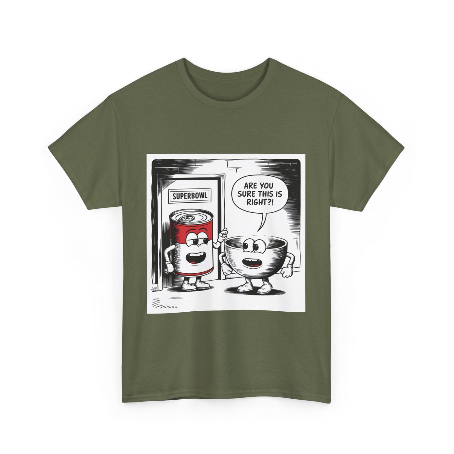 Comic Unisex Tee - Superbowl Design