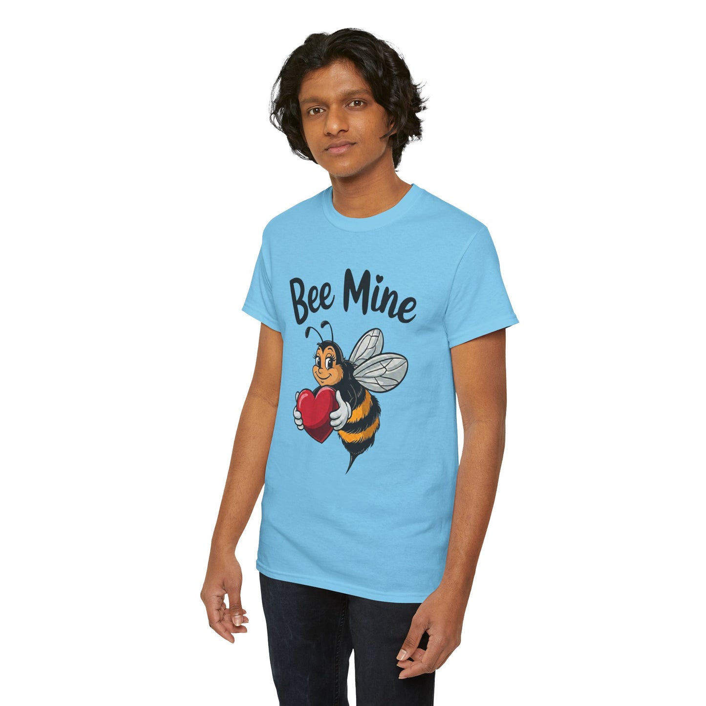 Bee Mine Shirt, Cute Valentine Shirt, Bee Love T Shirt, Funny Valentine Pun Tee, Heart Bee Graphic Shirt, Valentine Gift