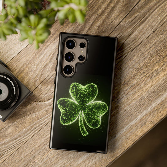 Phone Case - Shiny Shamrock Design for Samsung Galaxy