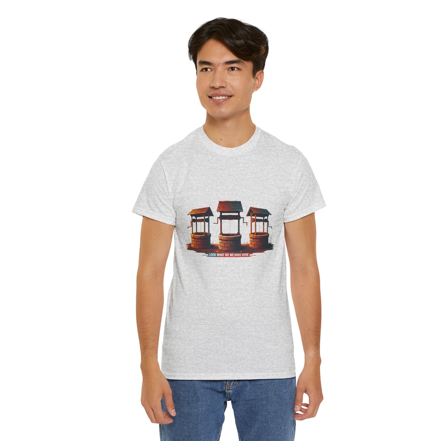 Funny “Well Well Well” T-Shirt • Pun Graphic Tee with Wishing Wells • Retro Vintage Humor Shirt • Gift for Pun Lovers & Joke Fans