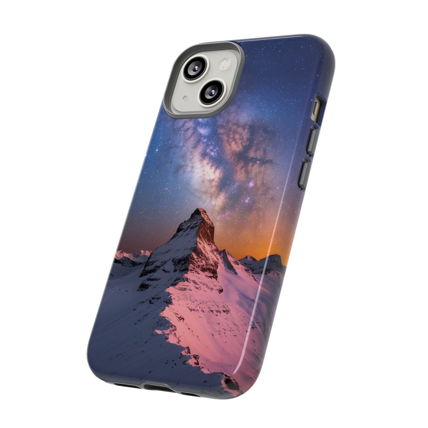 iPhone Case Mountain Top and Milky Way Nature Phone Case Unique Gift