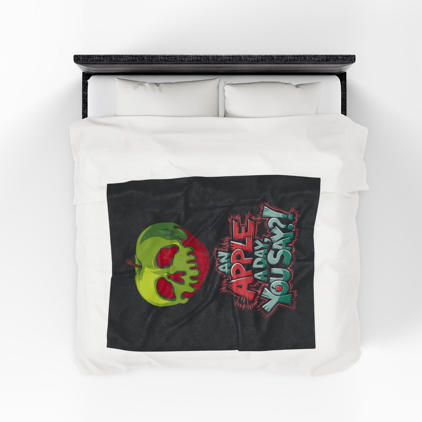 Plush Blanket - Poison Apple Design for Cozy Nights