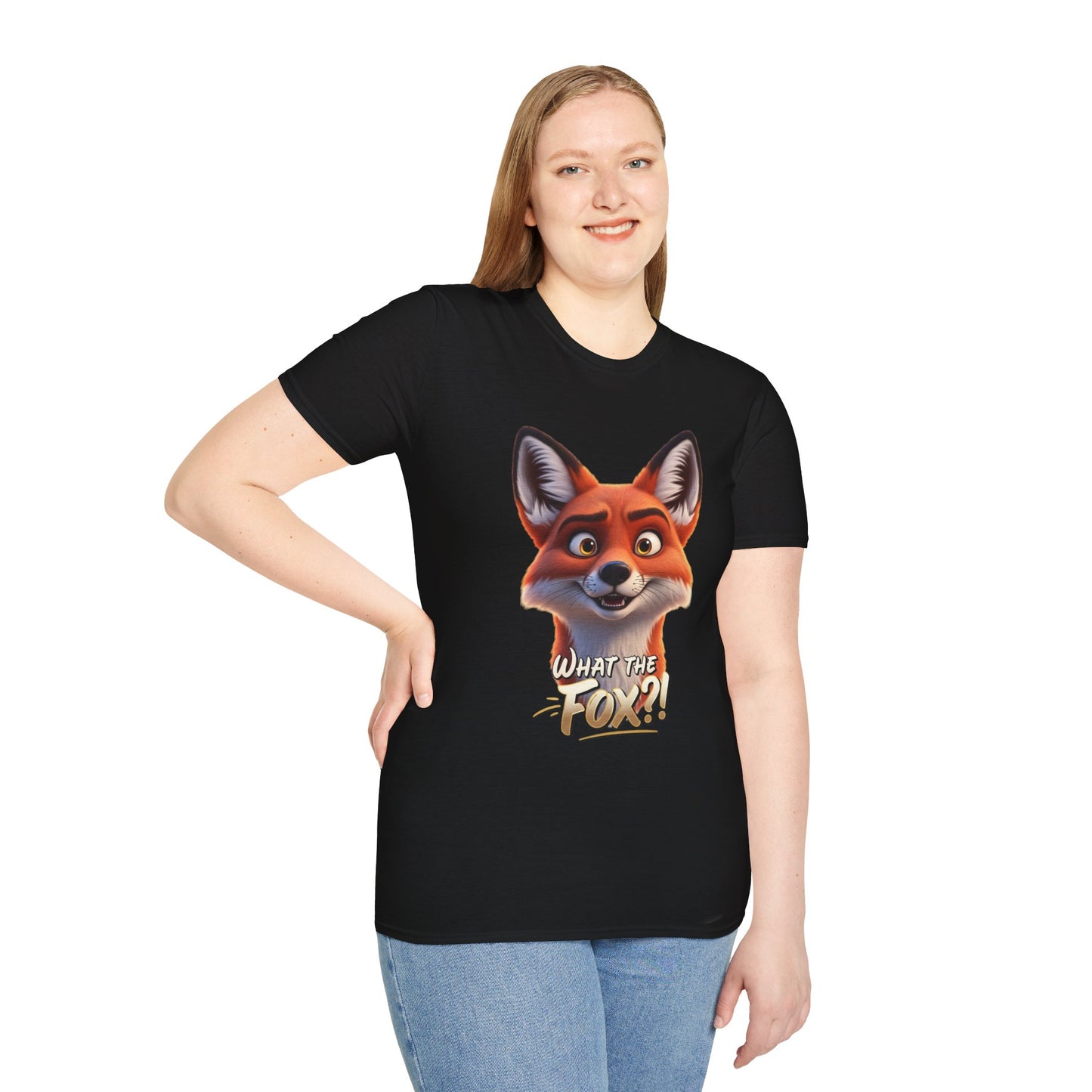 What The Fox T-Shirt, Funny Fox Graphic Tee, Animal Lover Shirt, Cute Pun Gift, Woodland Animal Top, Fun Casual Shirt For Men And Women