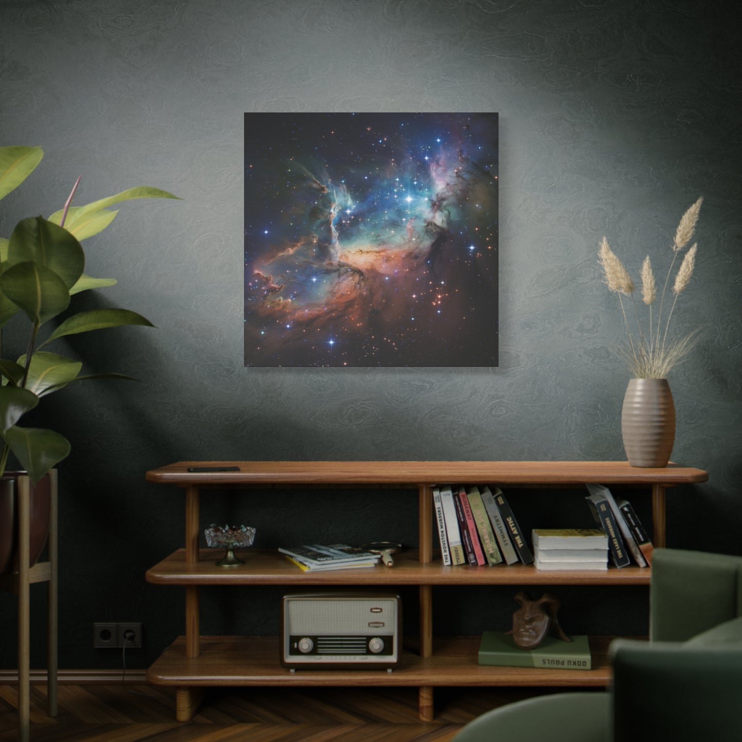 Cosmic Art Canvas Nebula Wall Decor Space Art Galactic Home Decor Modern Art Office Decor