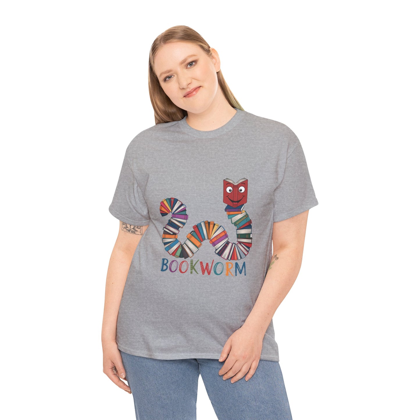 Cute Bookworm Shirt – Funny Reading Lover Tee – Teacher Gift – Kids Book Tee – Unisex Book Nerd Shirt – Book Club Graphic T-Shirt
