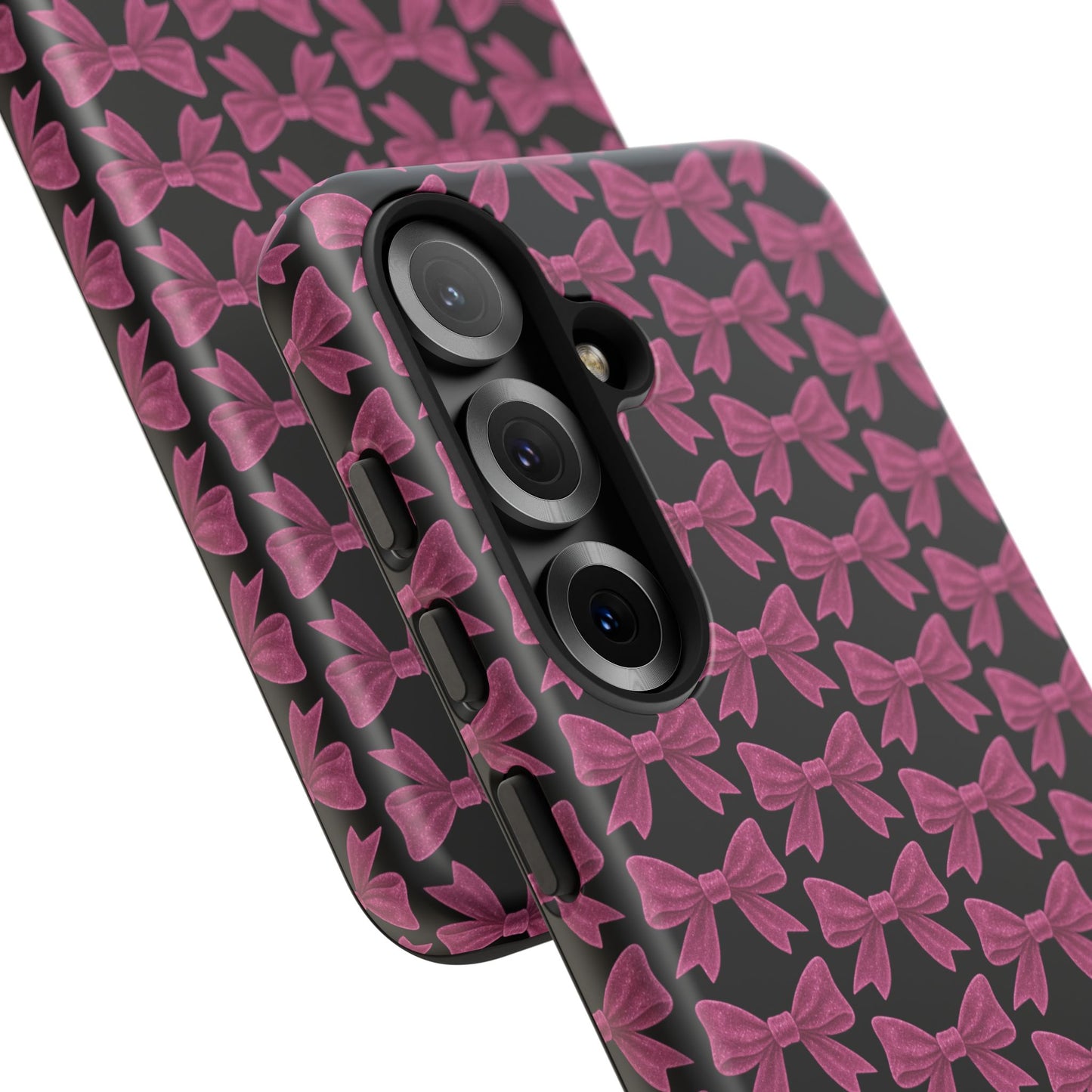 Pink Bow Samsung Case Coquette Aesthetic Phone Cover Cute Girly Phone Case Glossy Y2K Accessory Kawaii Samsung Case Gift
