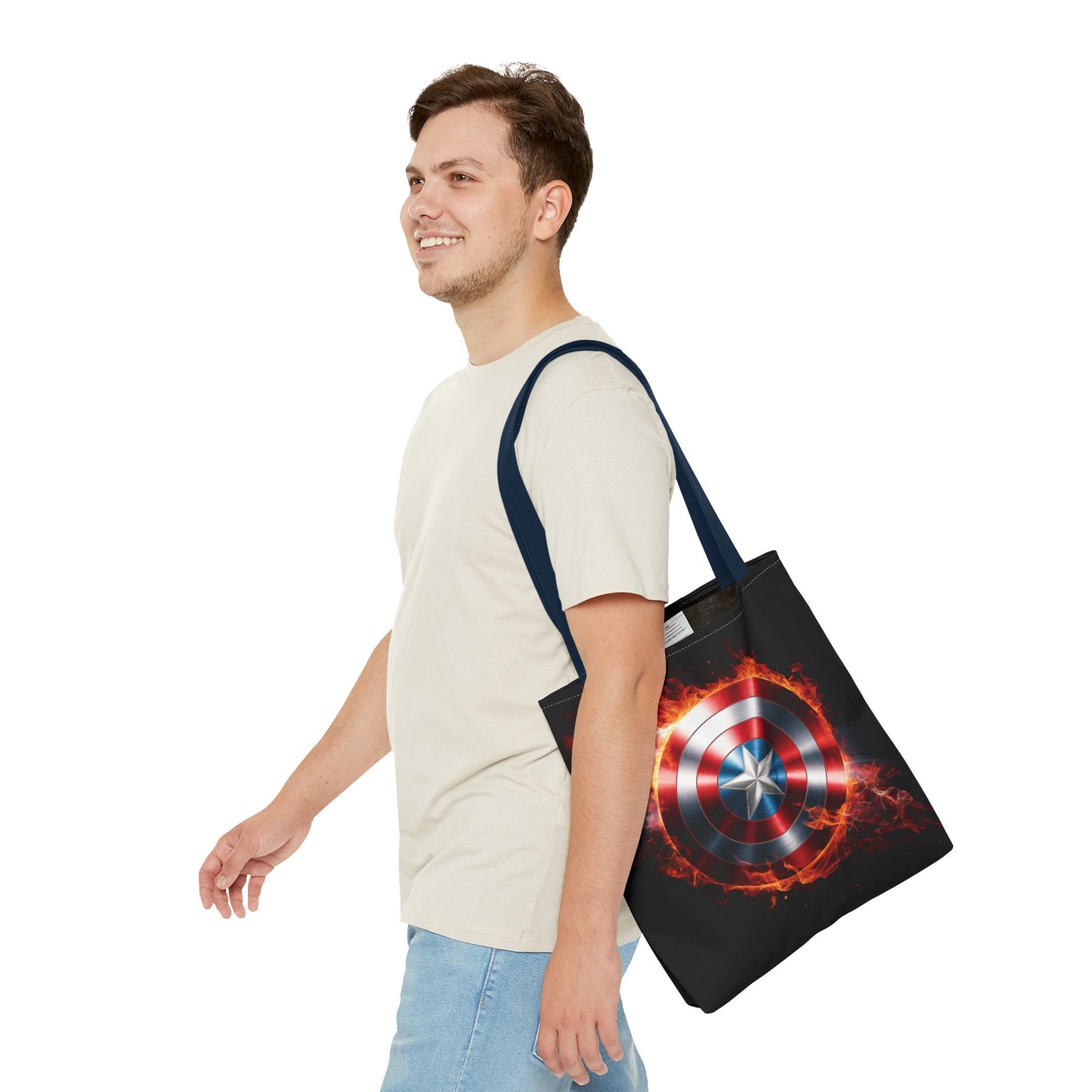 Captain America Shield Tote Bag