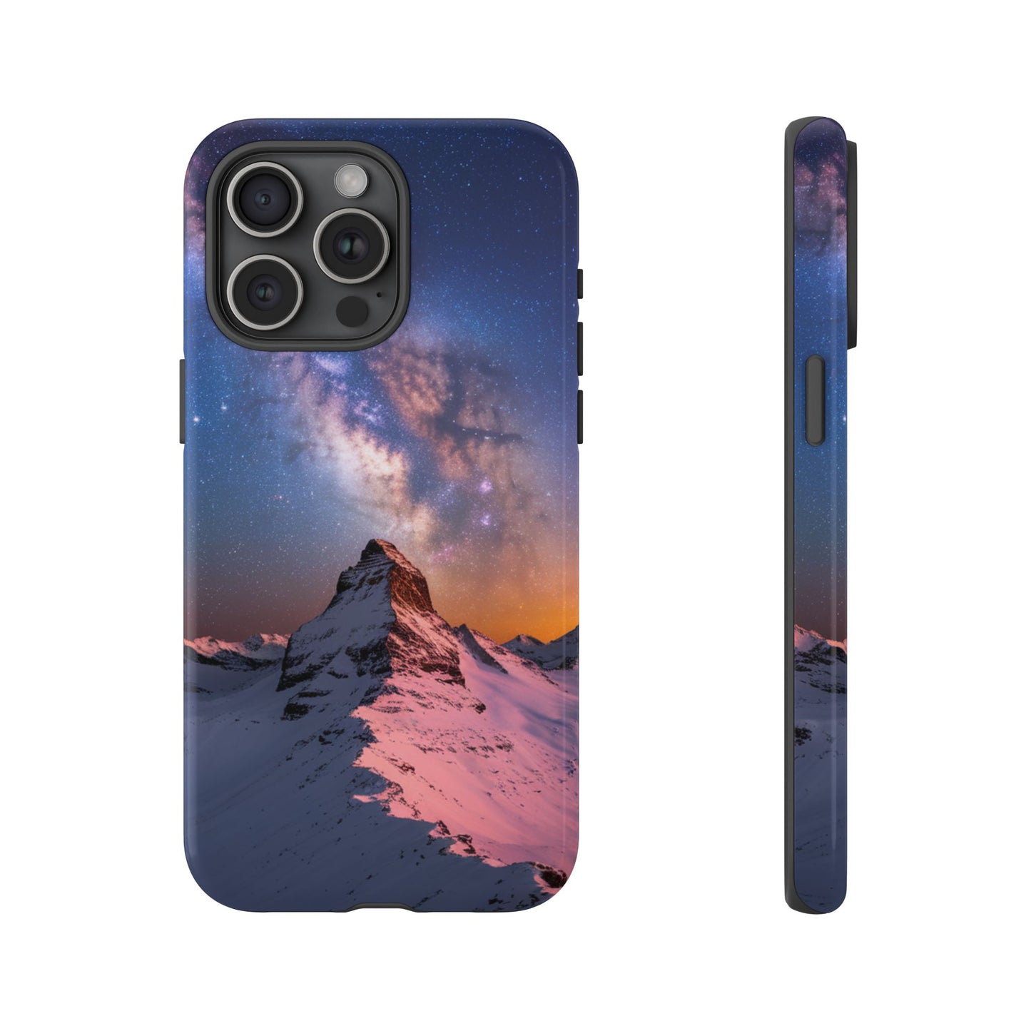 iPhone Case Mountain Top and Milky Way Nature Phone Case Unique Gift