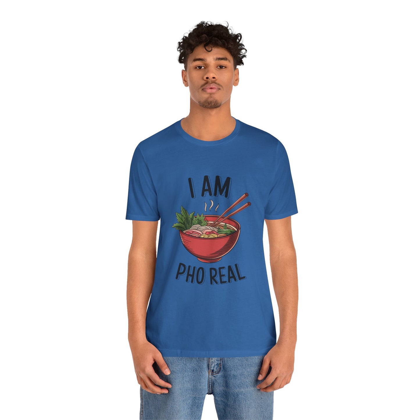 I Am Pho Real T-Shirt | Funny Pho Noodle Bowl Tee, Vietnamese Food Pun Shirt, Ramen & Noodle Lover Gift, Cute Asian Cuisine Graphic Top