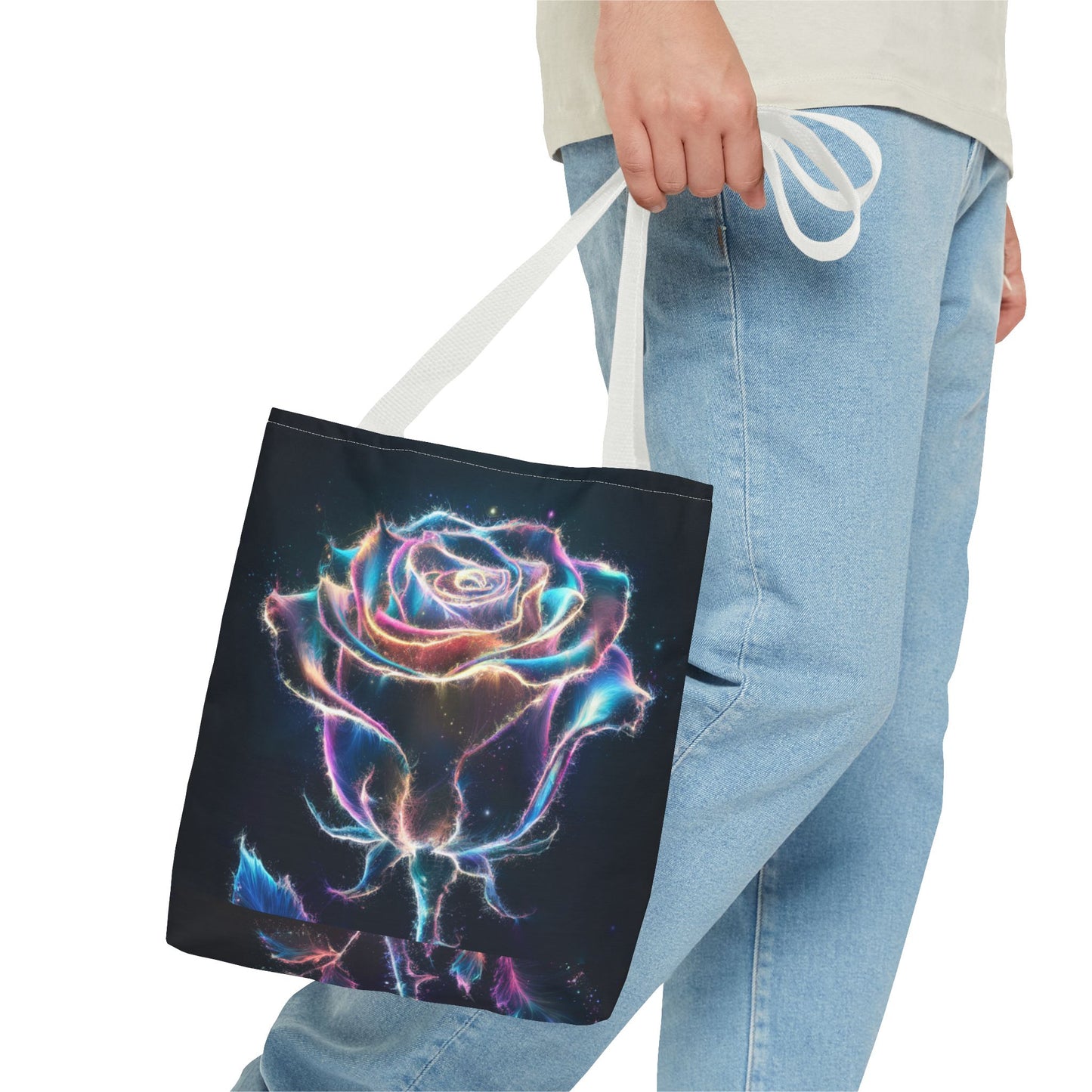 Glowing Rose Tote Bag