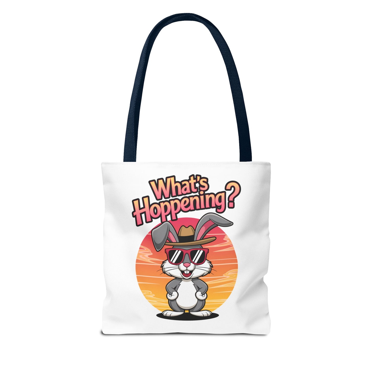 Bunny Tote Bag - 'What's Hoppening'