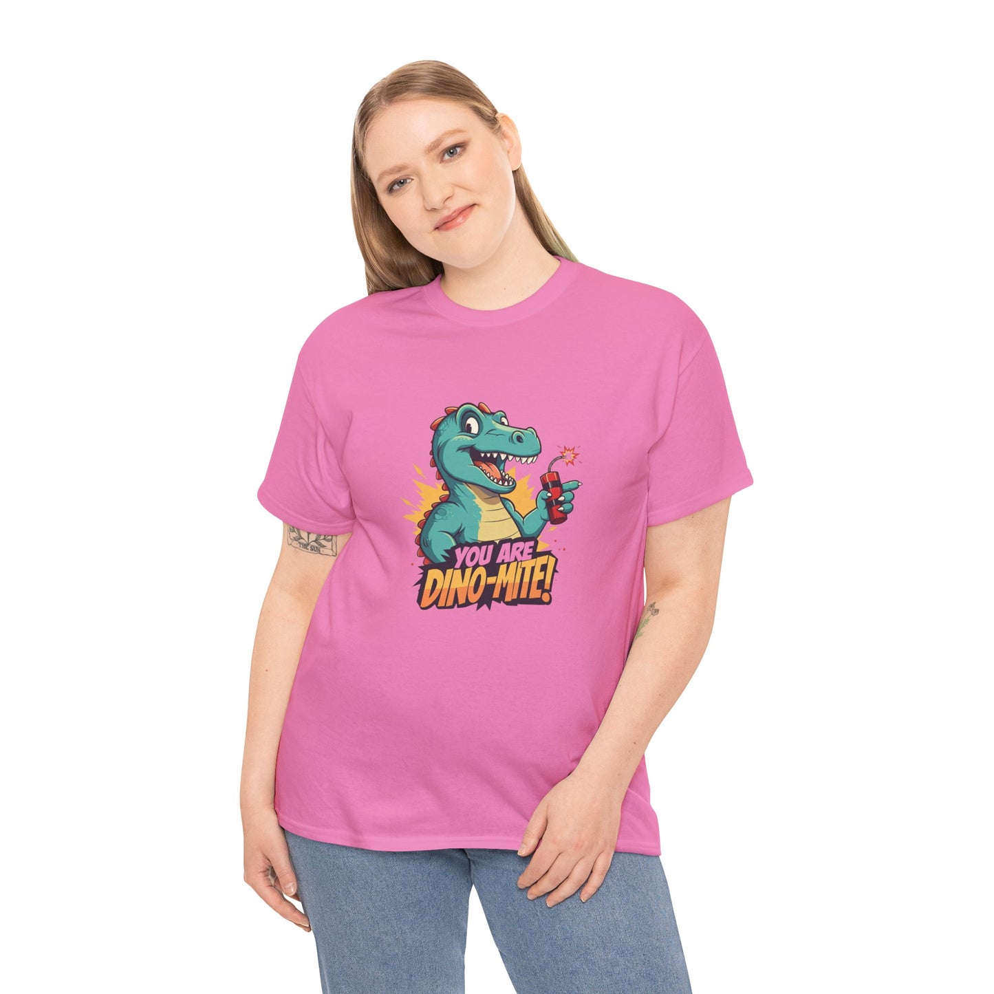 You Are Dino-Mite T-Shirt – Funny Dinosaur Graphic Tee | Cute T-Rex Shirt for Kids & Adults | Unisex Dino Lover Gift | Explosion Design