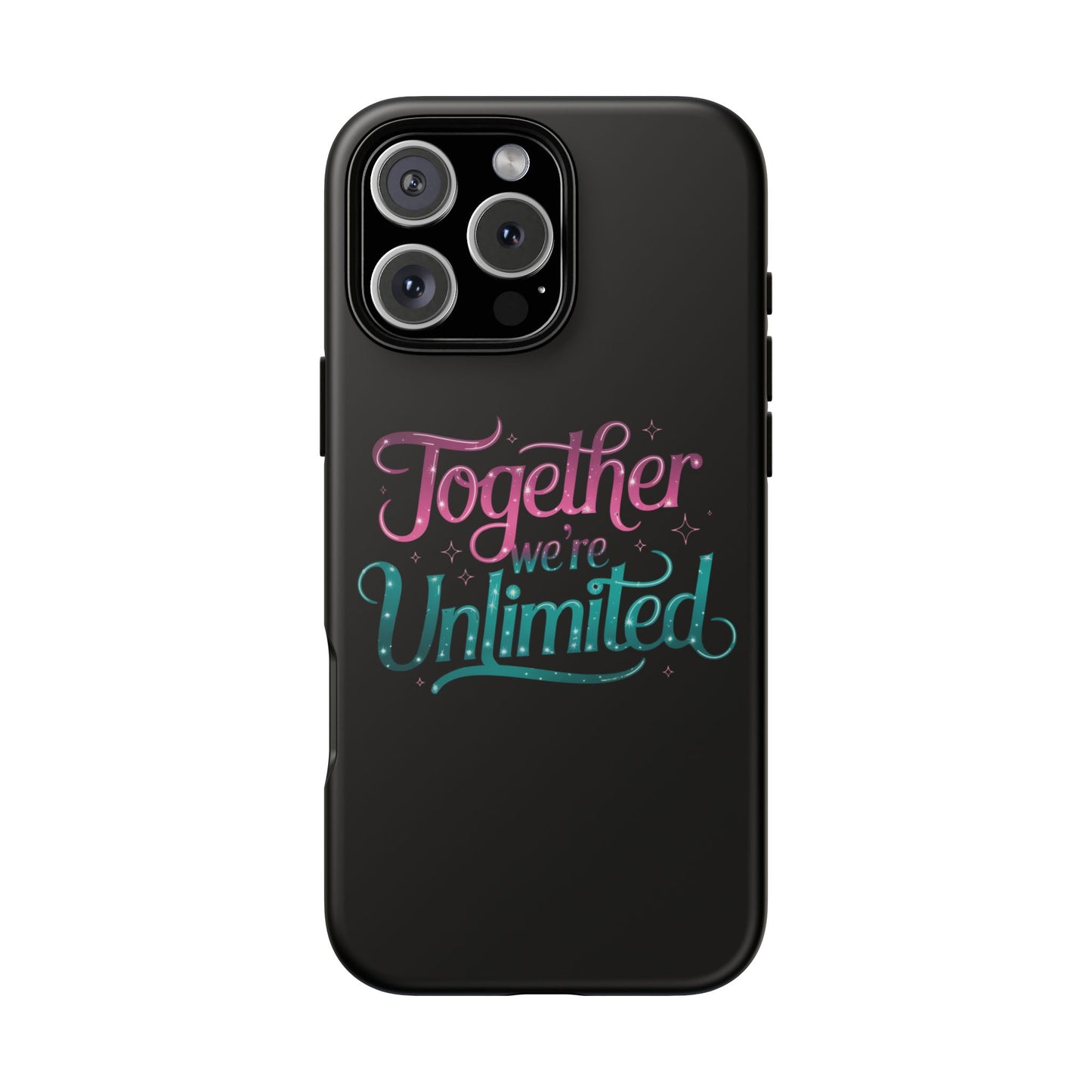 iPhone Case with Musical Quote Together We're Unlimited Musical Phone Case