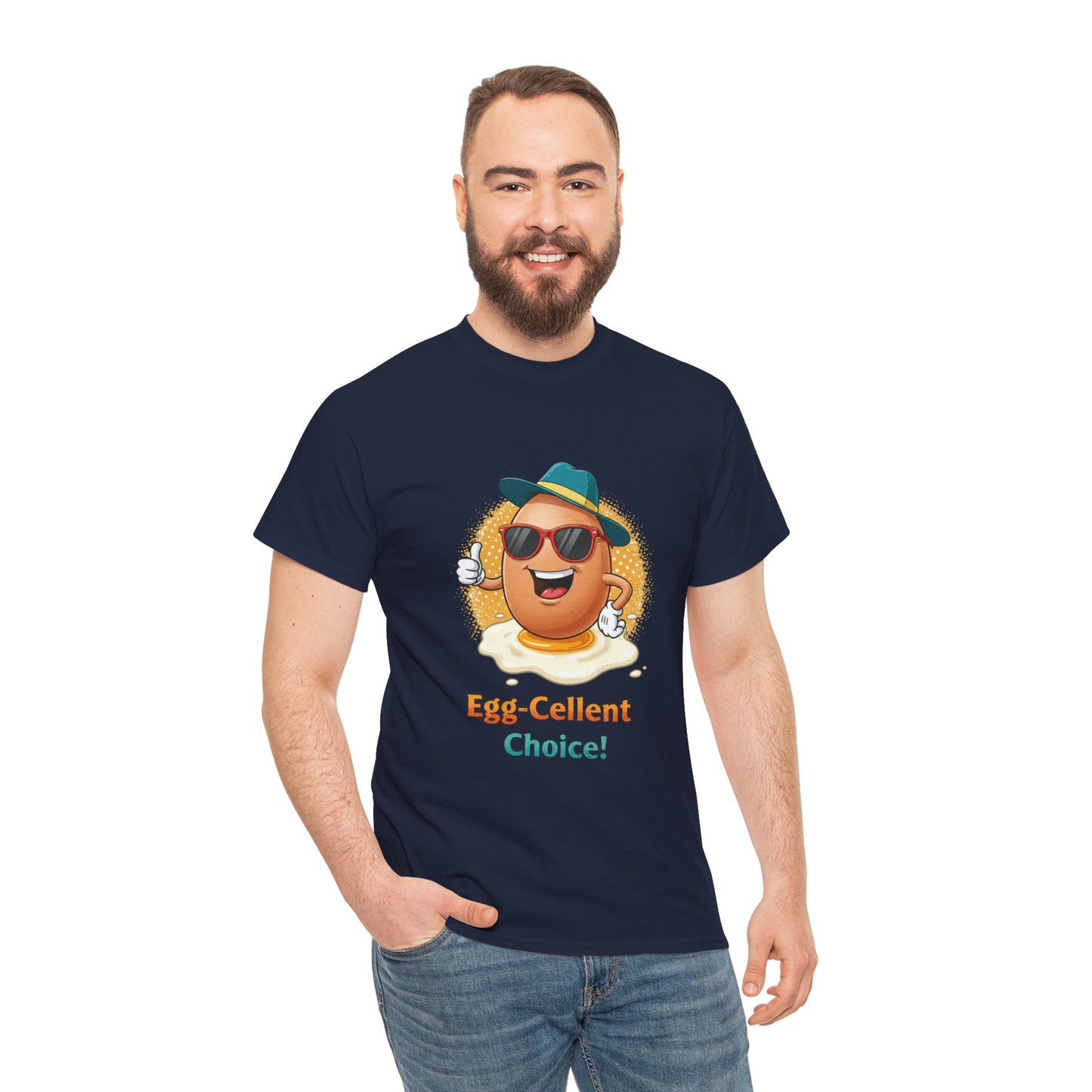 Funny Egg Shirt | Egg-Cellent Choice T-Shirt | Pun Food Tee | Breakfast Lover Gift | Cool Cartoon Egg Shirt | Dad Joke Shirt