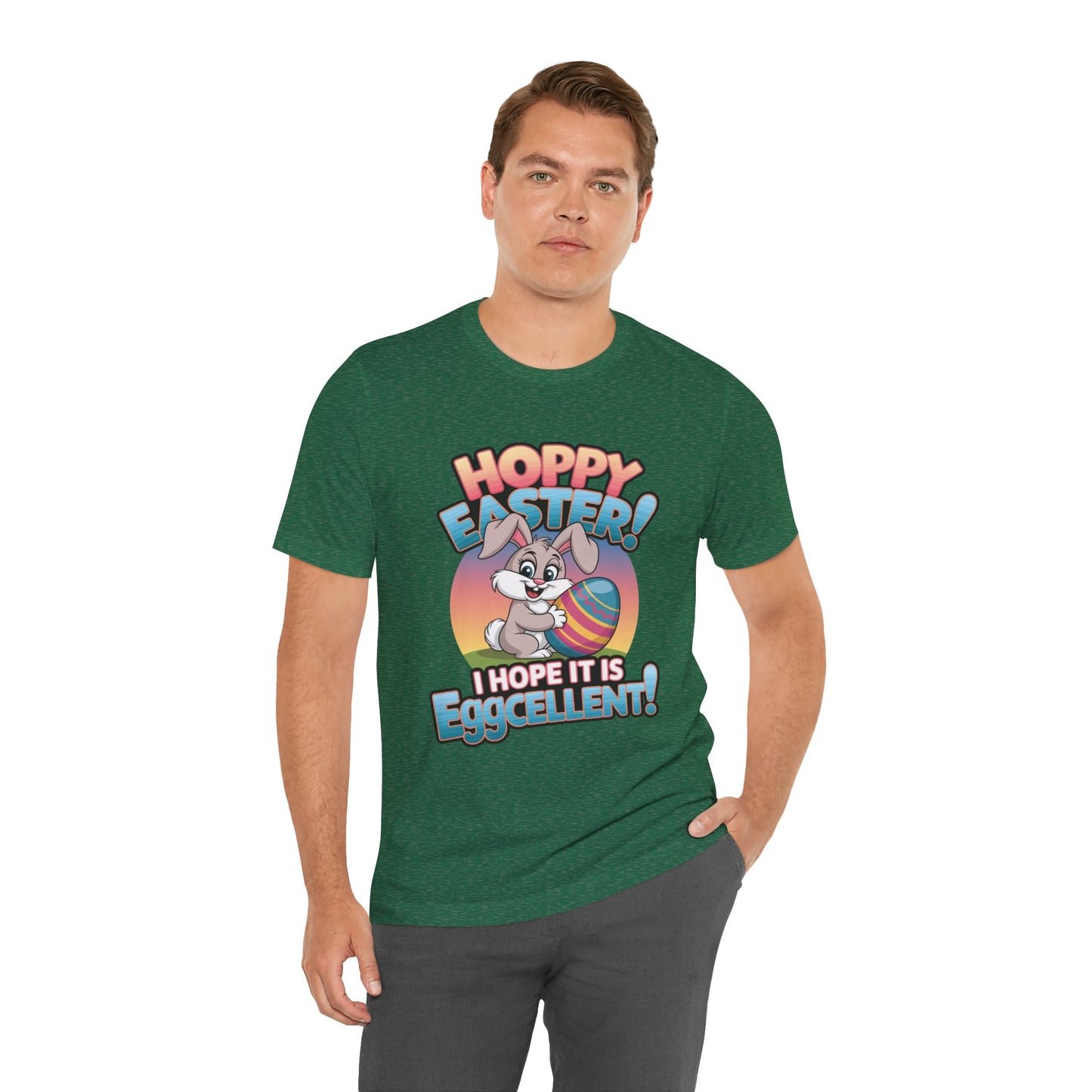 Happy Easter Unisex Tee Easter Shirt Easter Bunny T Shirt Easter Apparel Easter Bunny Outfit