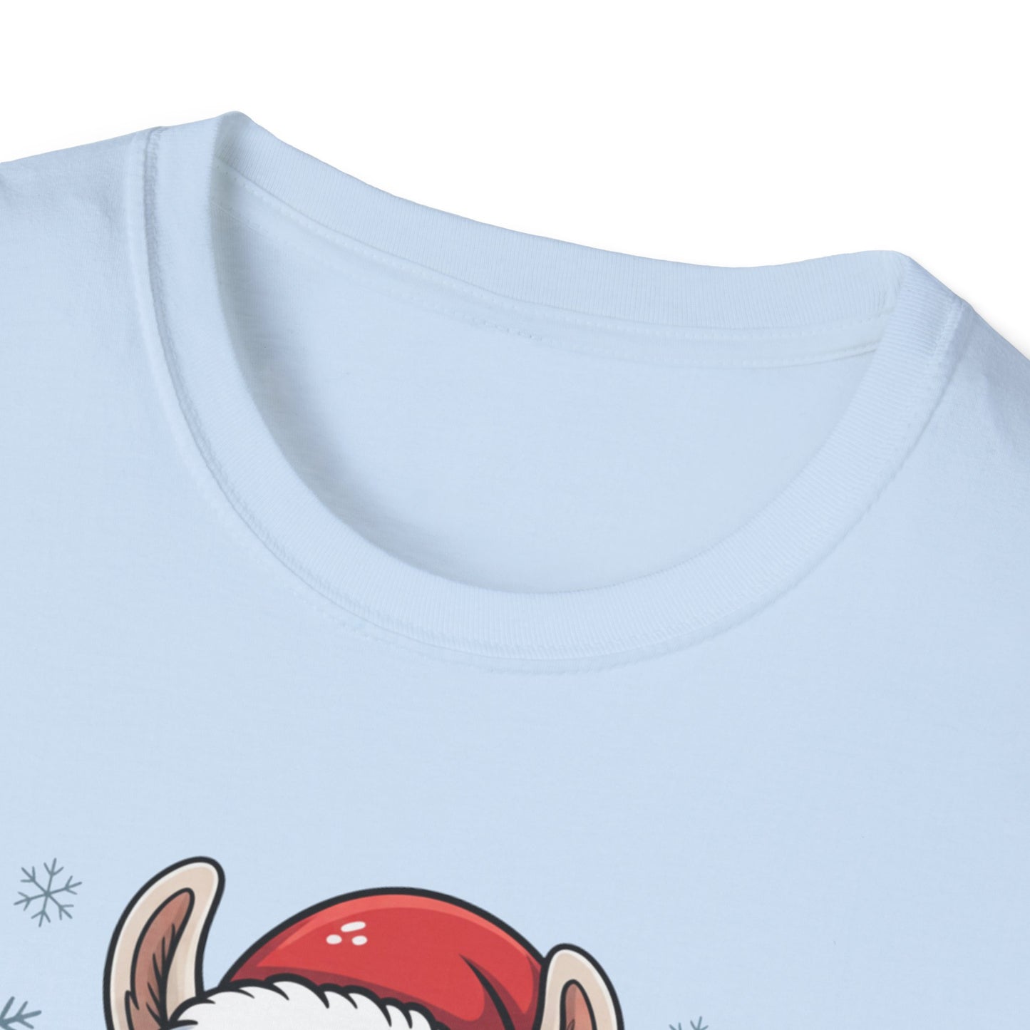 Fleece Navidad Llama Christmas Shirt, Funny Llama Xmas Tee, Cute Holiday Pun Shirt, Fuzzy Llama Santa Sweater Shirt, Christmas Gift Tee
