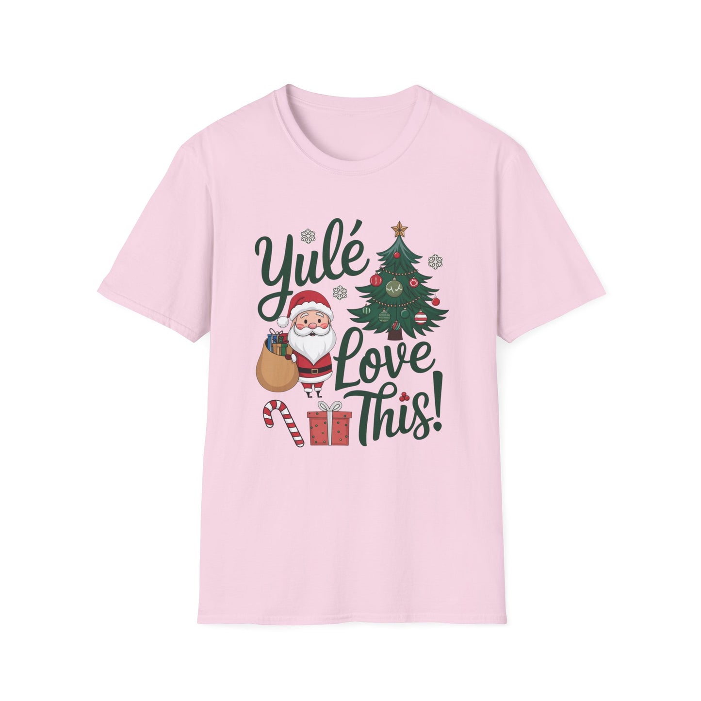 Yulé Love This Christmas T-Shirt, Funny Santa Holiday Tee, Cute Pun Xmas Shirt, Festive Unisex Top, Fun Gift For Friends And Family