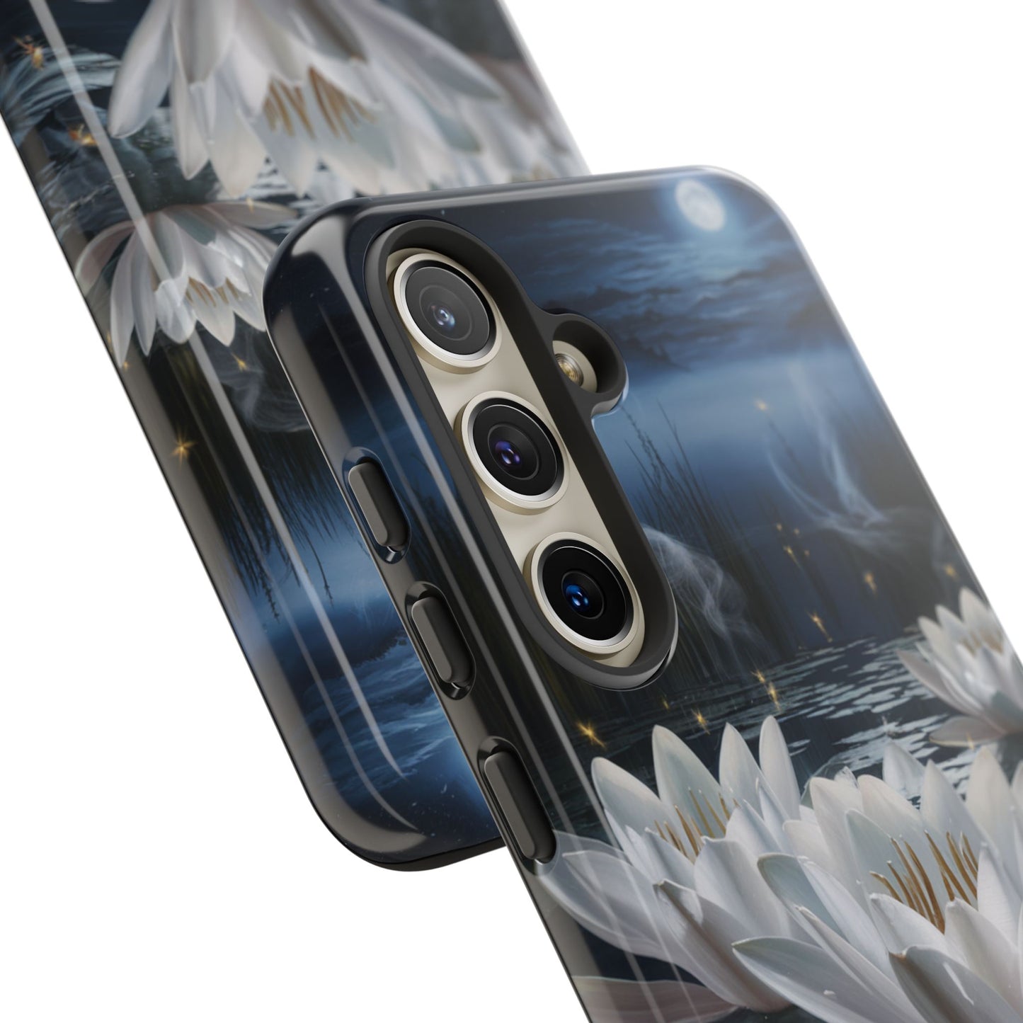 Samsung Galaxy Tough Case - Water Lillies Moonlit Sky Phone Cover